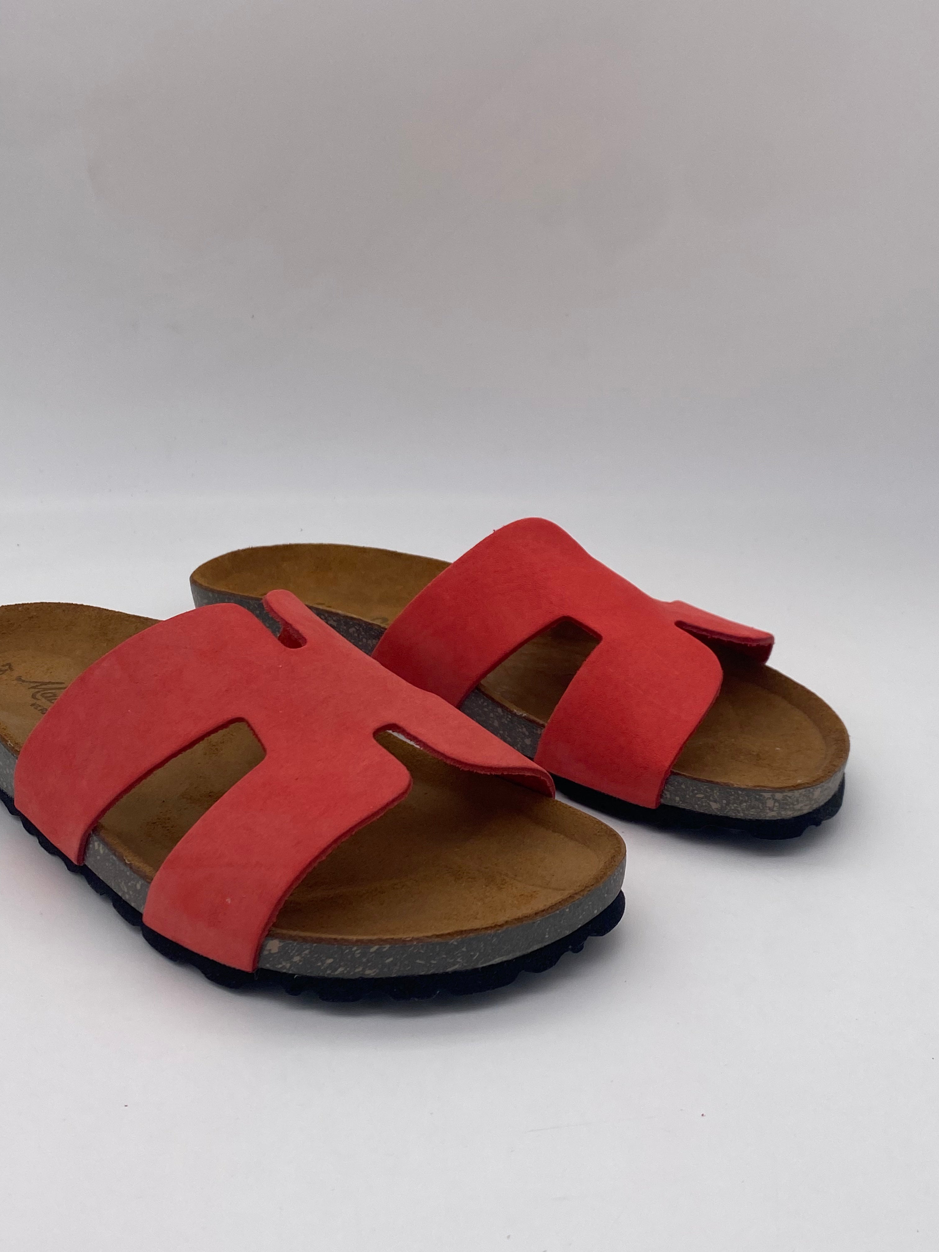 BELLINI - Pantofola Julia Argento/Rosso