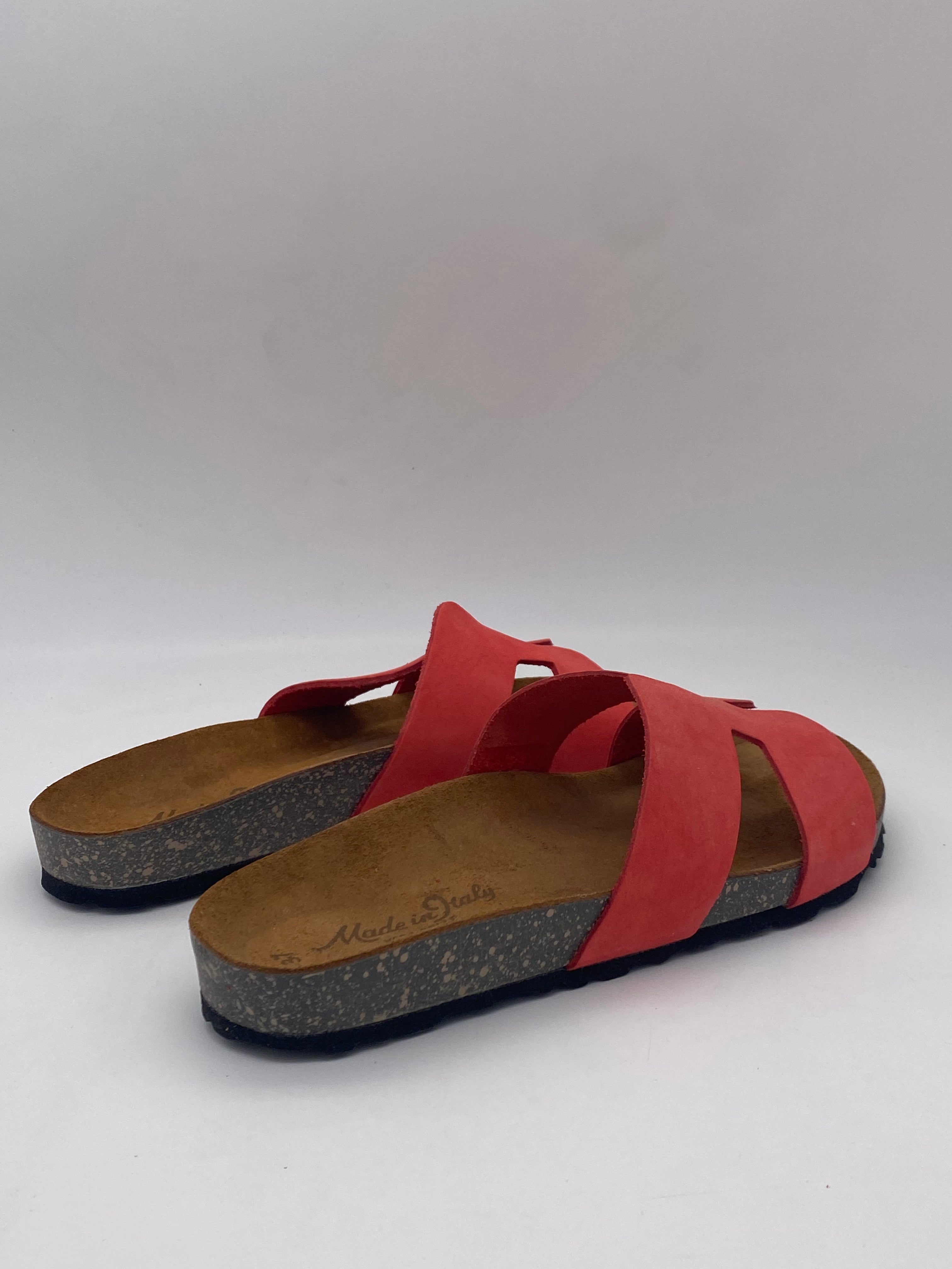 BELLINI - Pantofola Julia Argento/Rosso