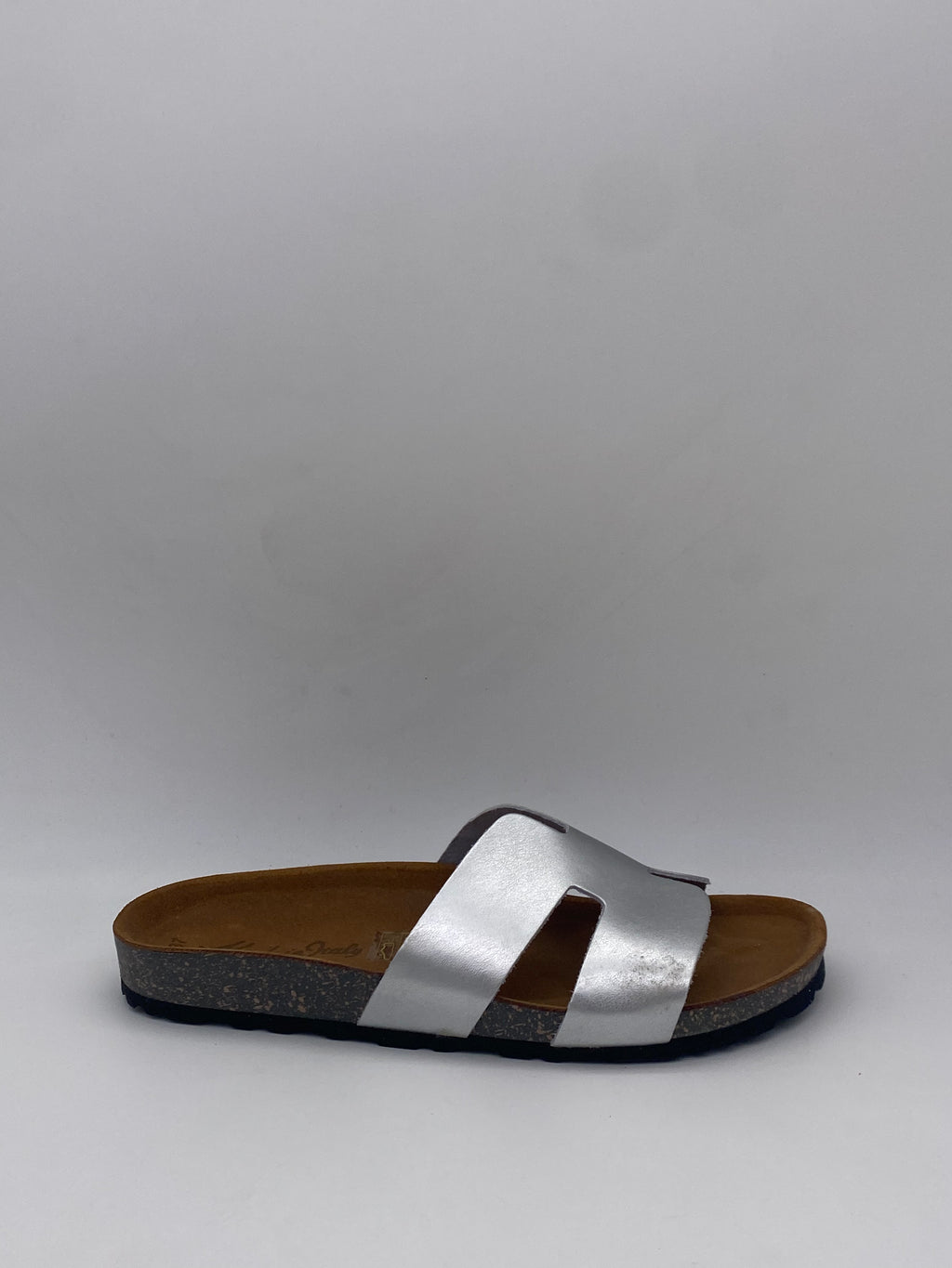 BELLINI - Pantofola Julia Argento/Rosso