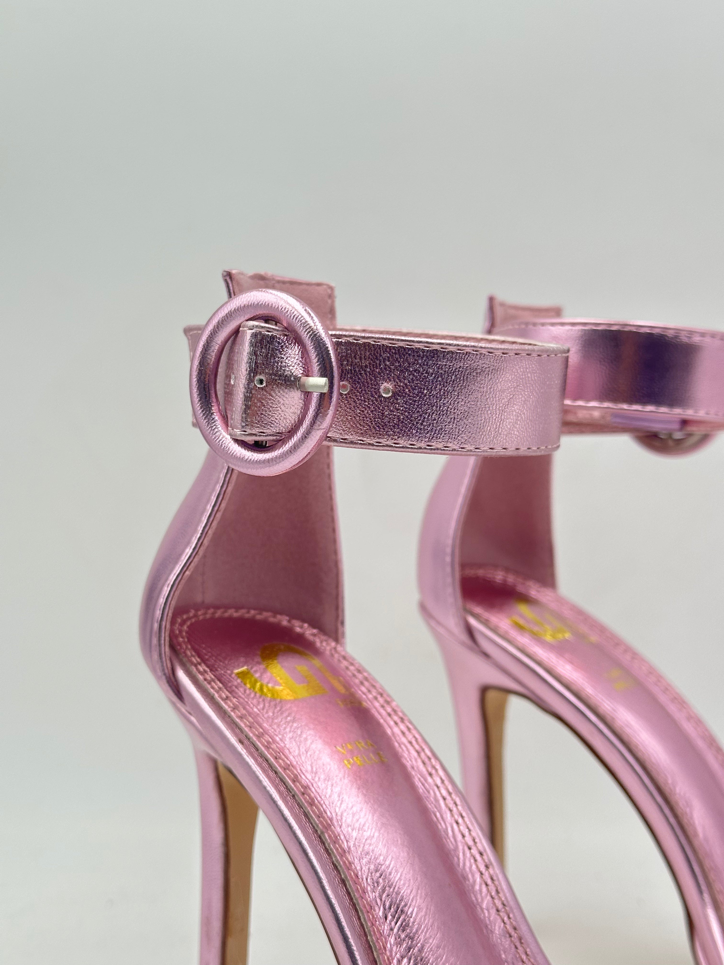 Gold & Gold - Sandalo Tacco con Cavigliera - GP23/463
