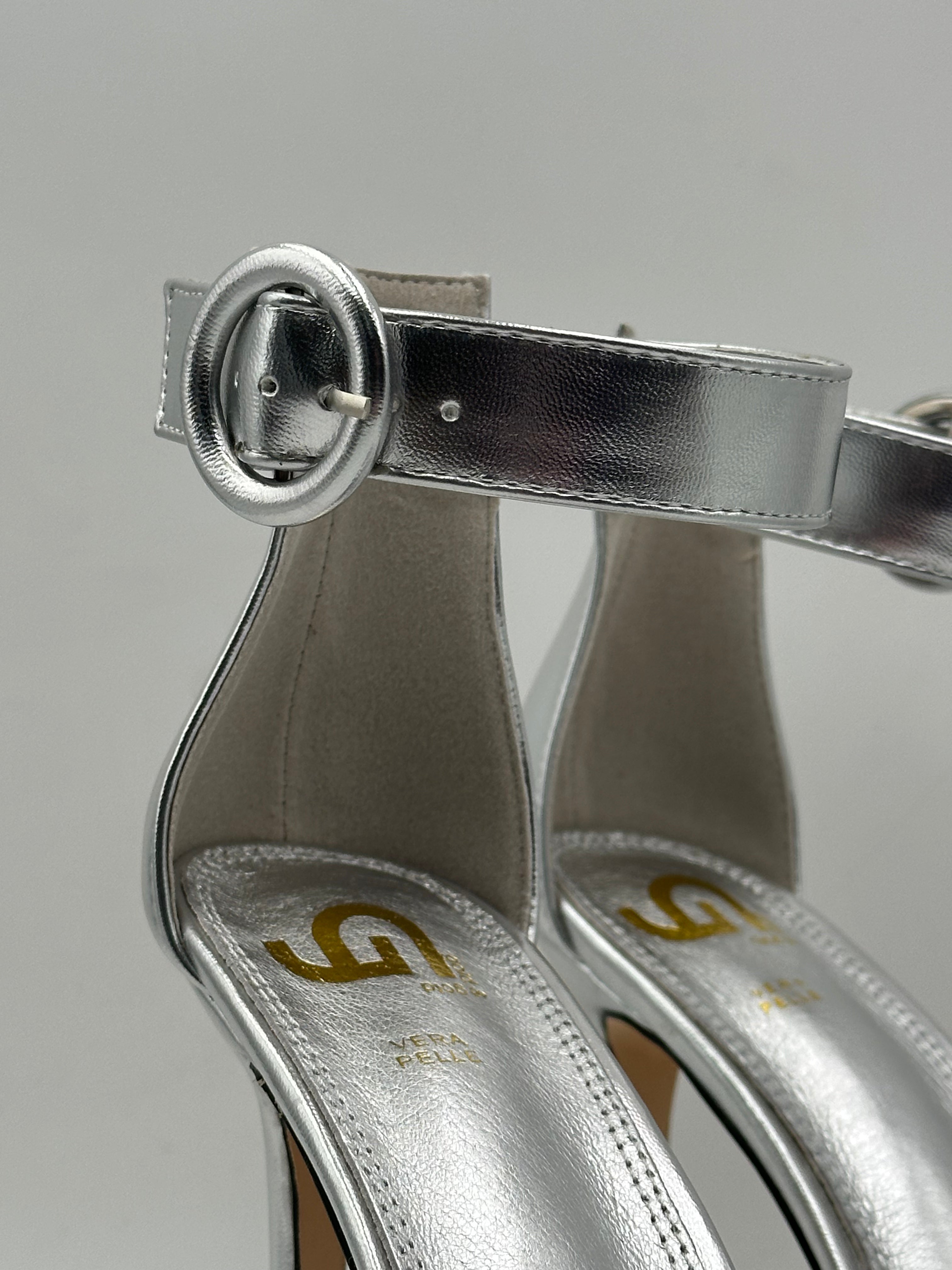 Gold & Gold - Sandalo Tacco con Cavigliera - GP23/463