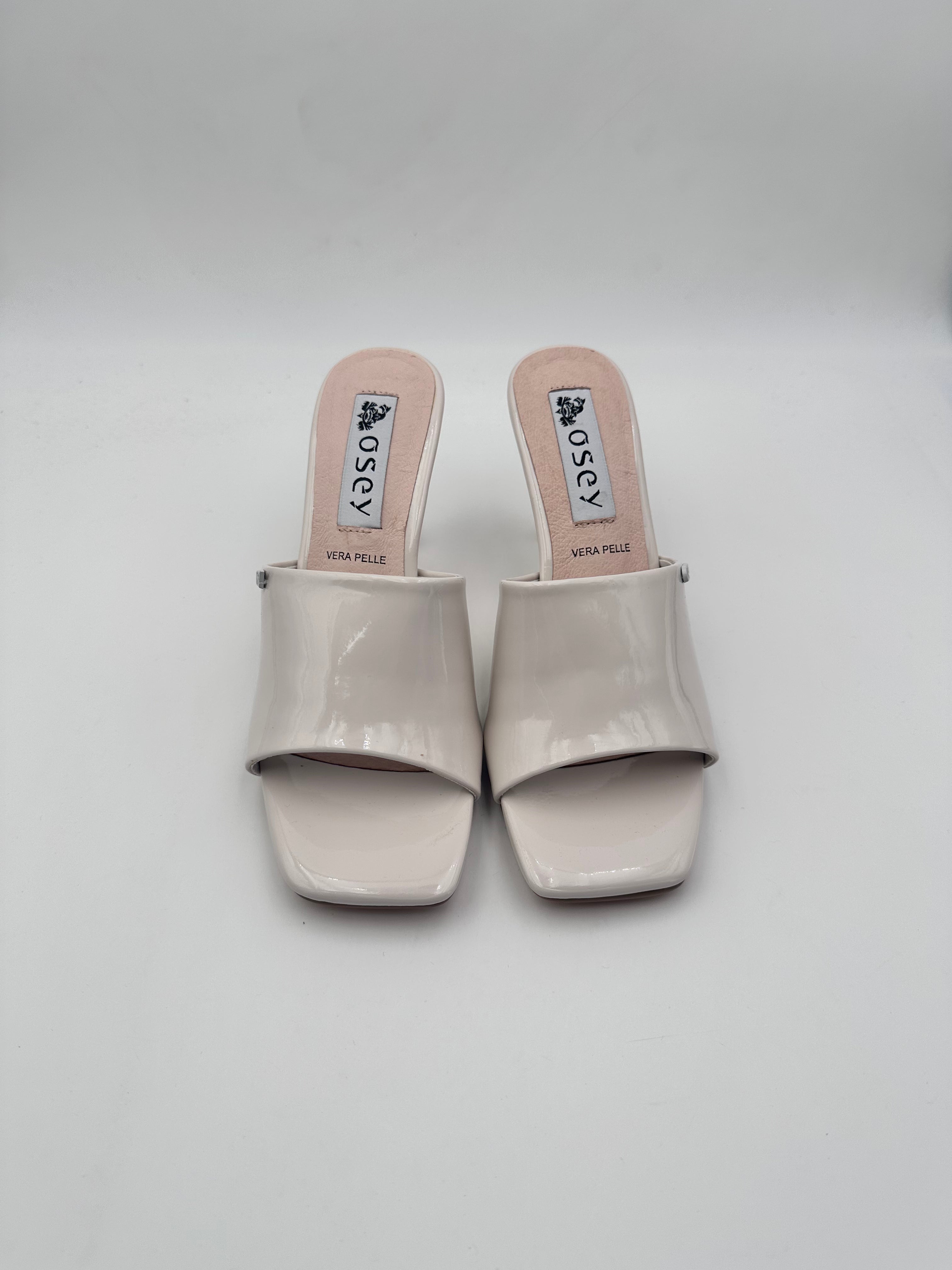 OSEY - Sandalo Fascia effetto Vernice
