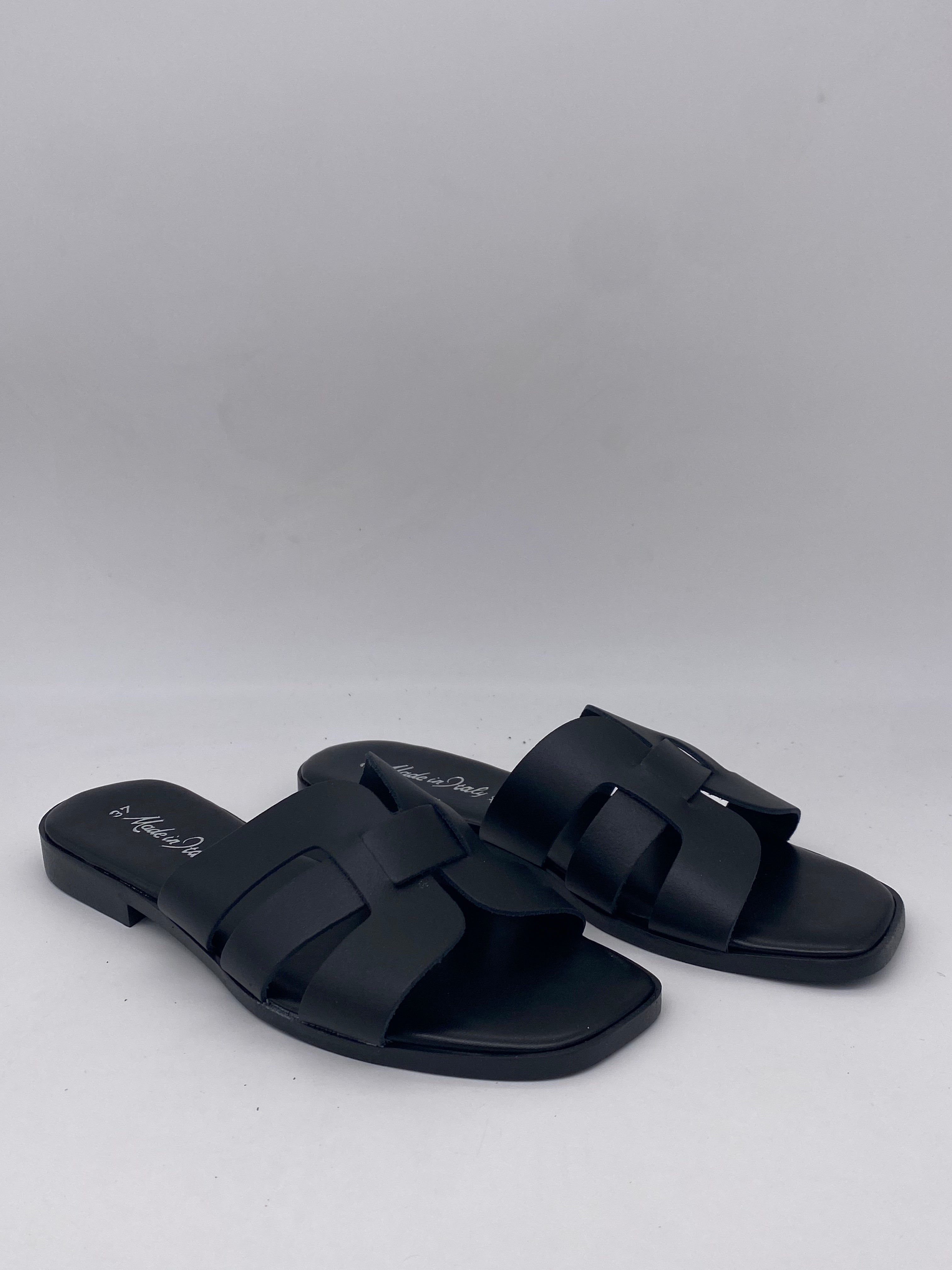 Ciabatte Made in Italy Total Black - Donna