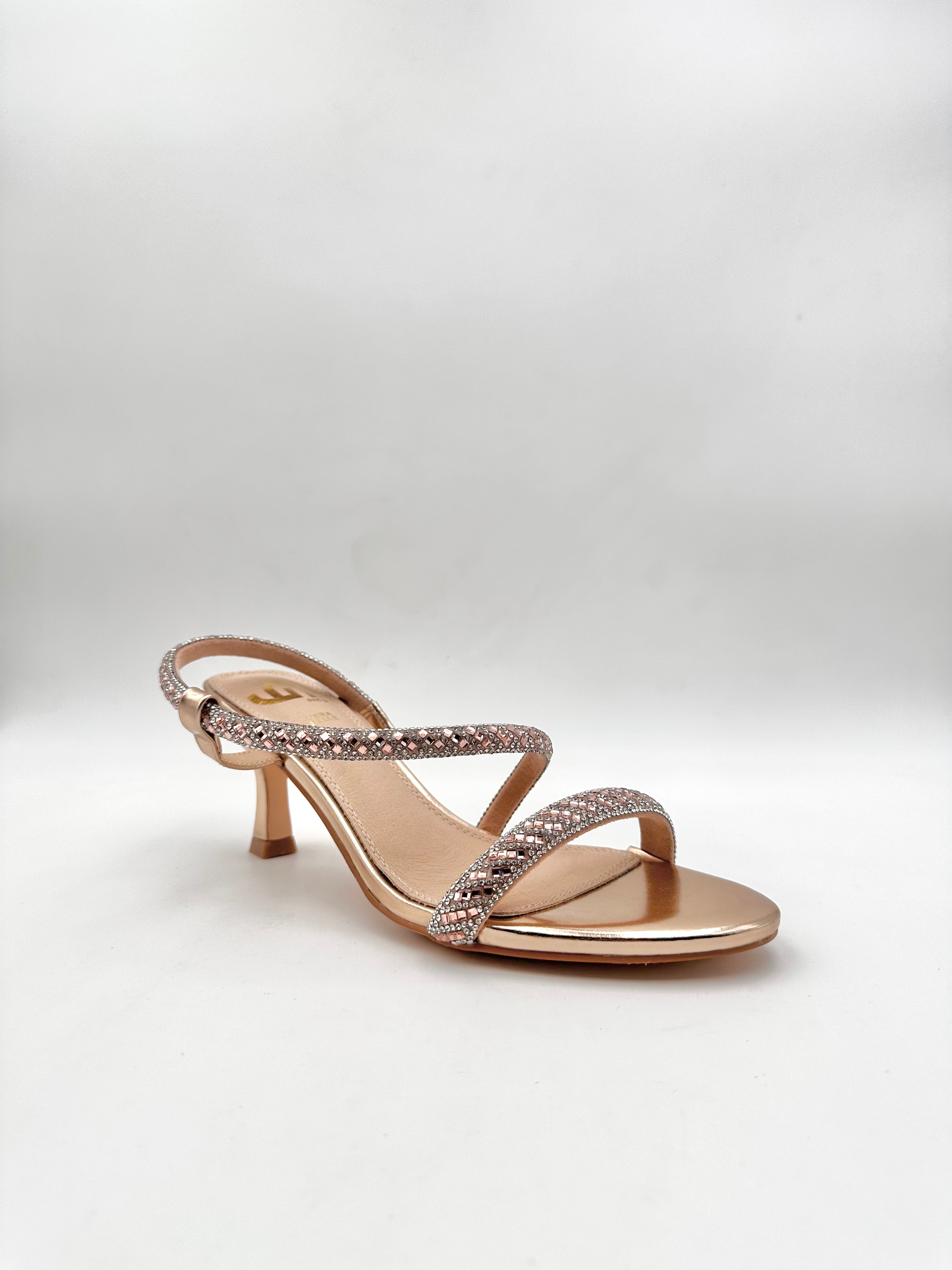 Gold&gold - Tacco Basso Gioiello Champagne