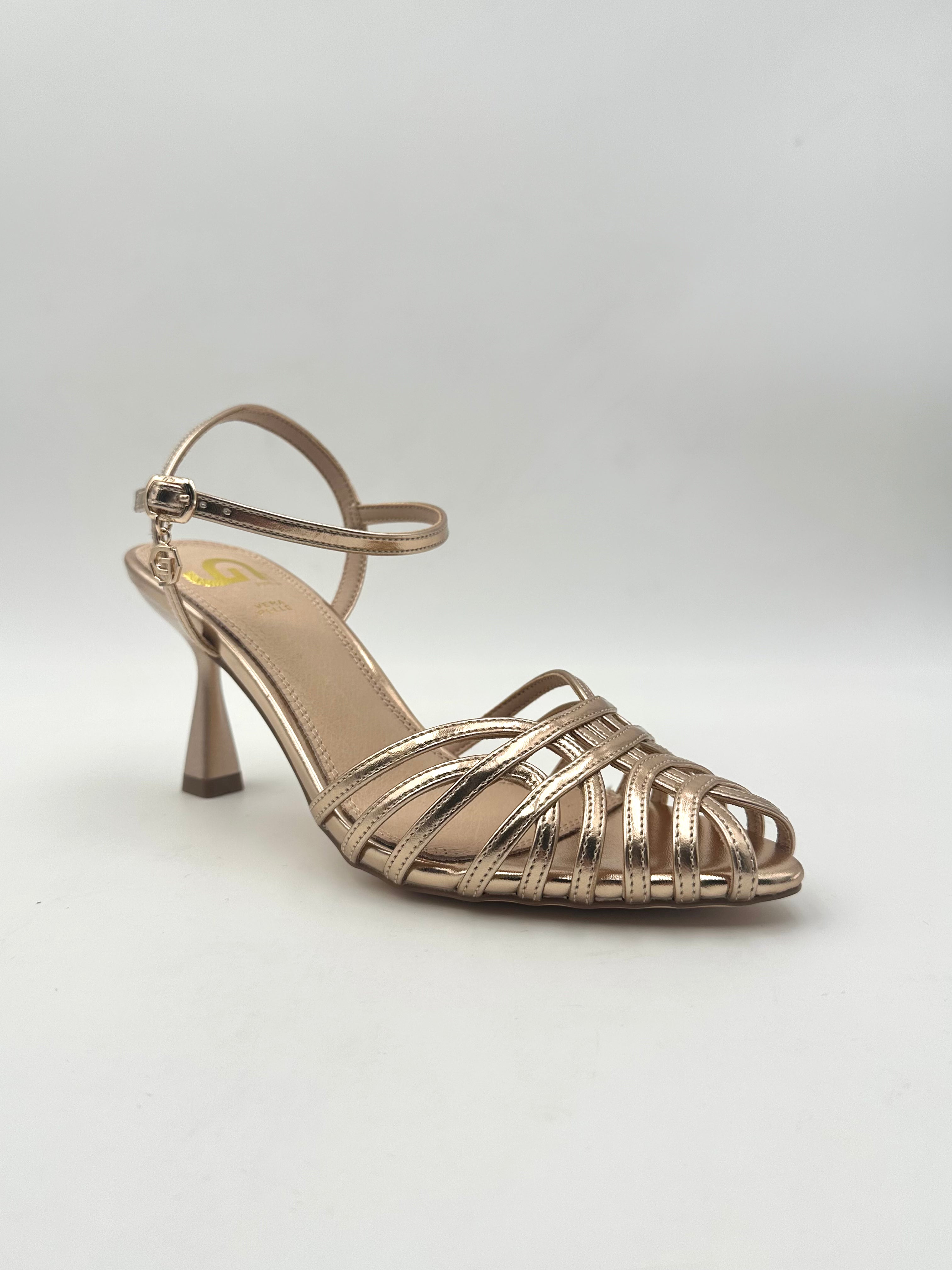 Gold&Gold - Sandalo in pelle con Tacco - Donna