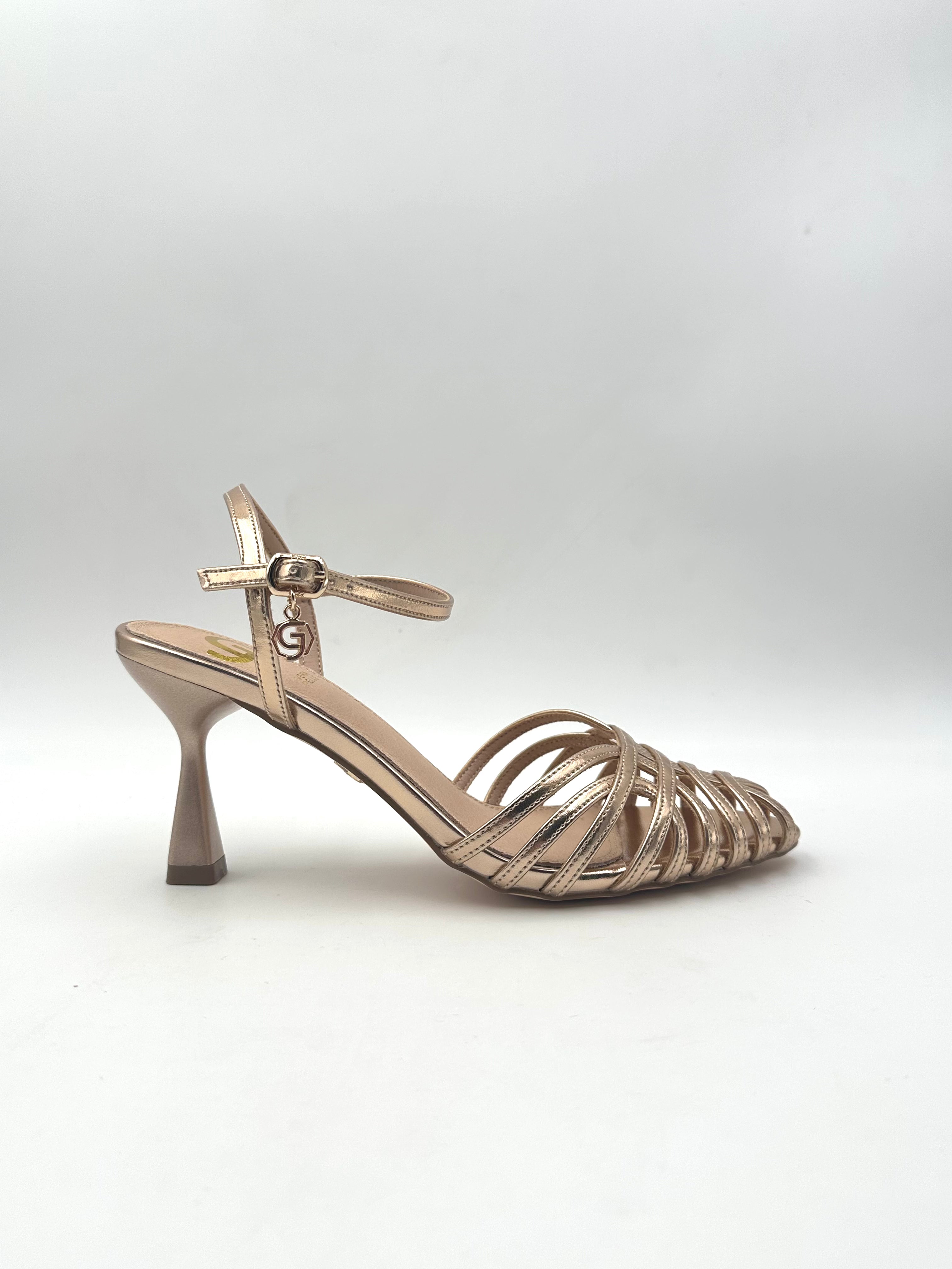 Gold&Gold - Sandalo in pelle con Tacco - Donna