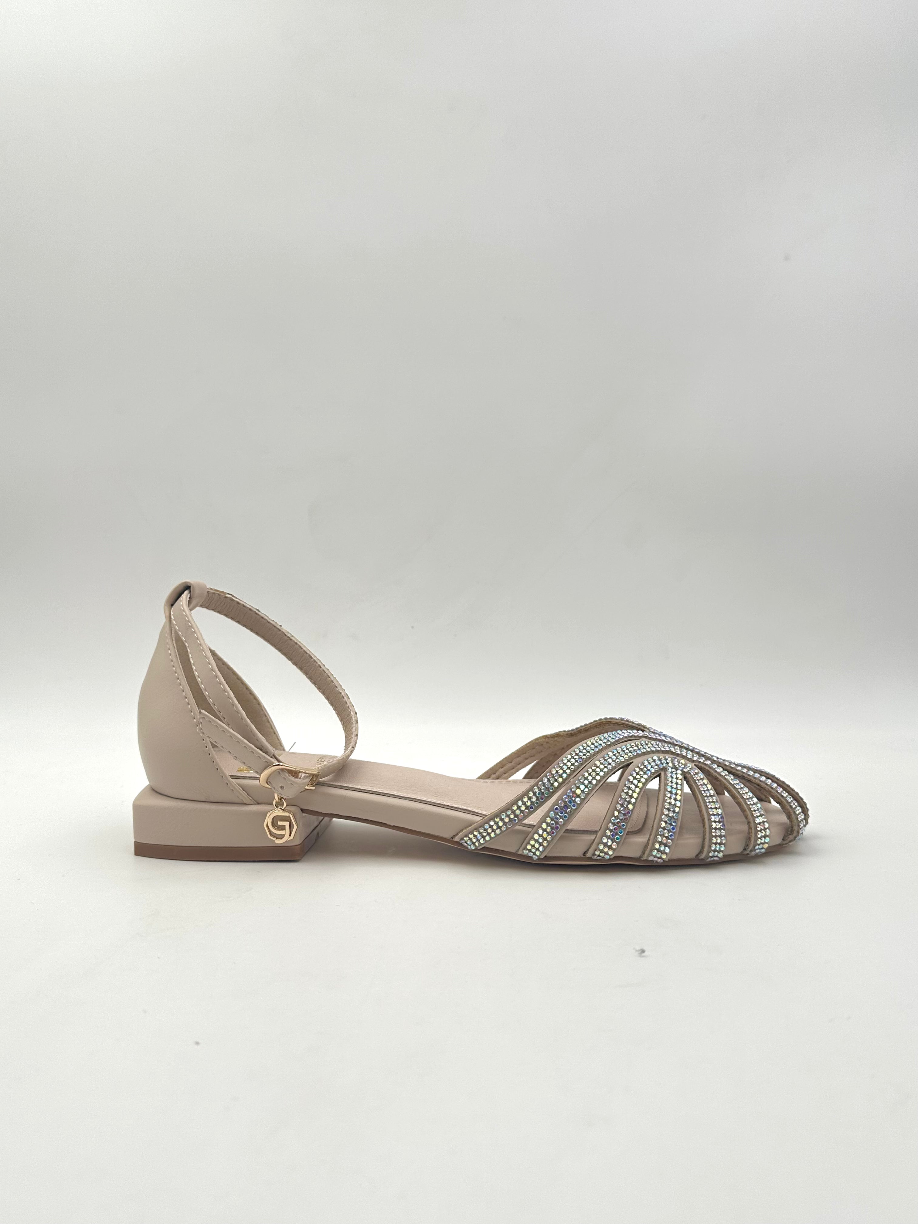 Gold&Gold - Sandalo Basso ORO/ARGENTO