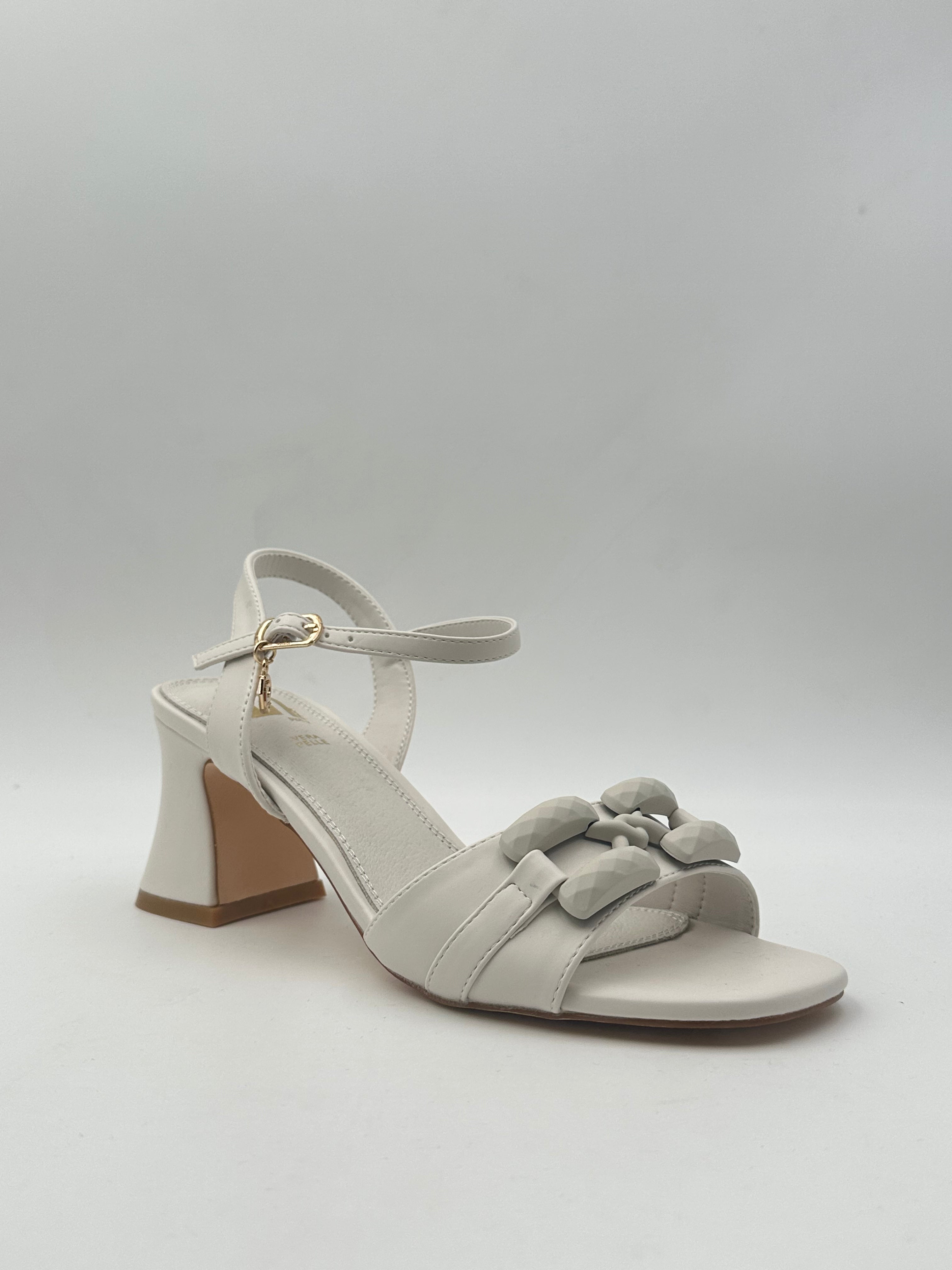 Gold&Gold - Sandalo Tacco con Fibbia - DONNA