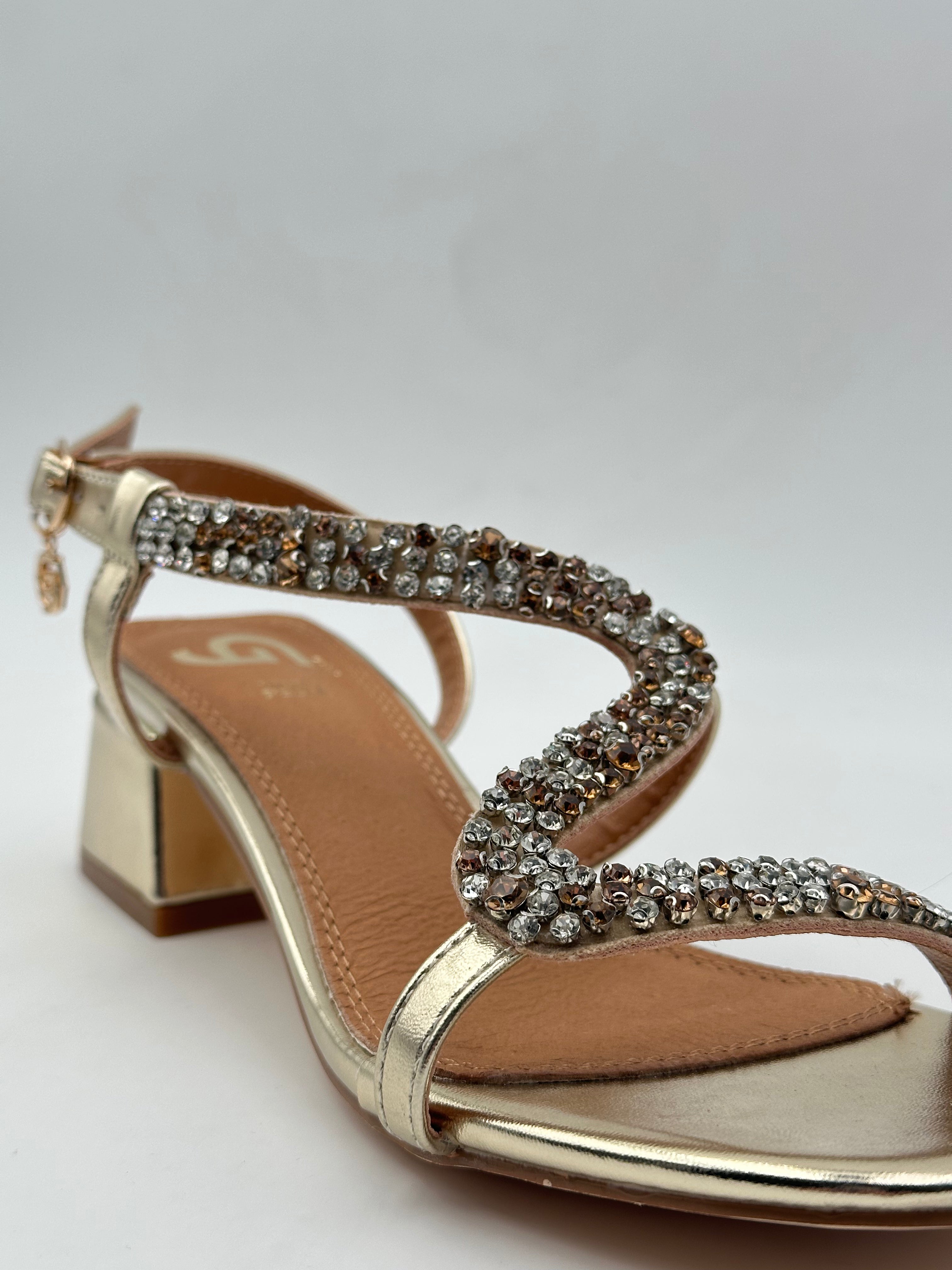 Gold&Gold - Sandalo con tacco 3cm