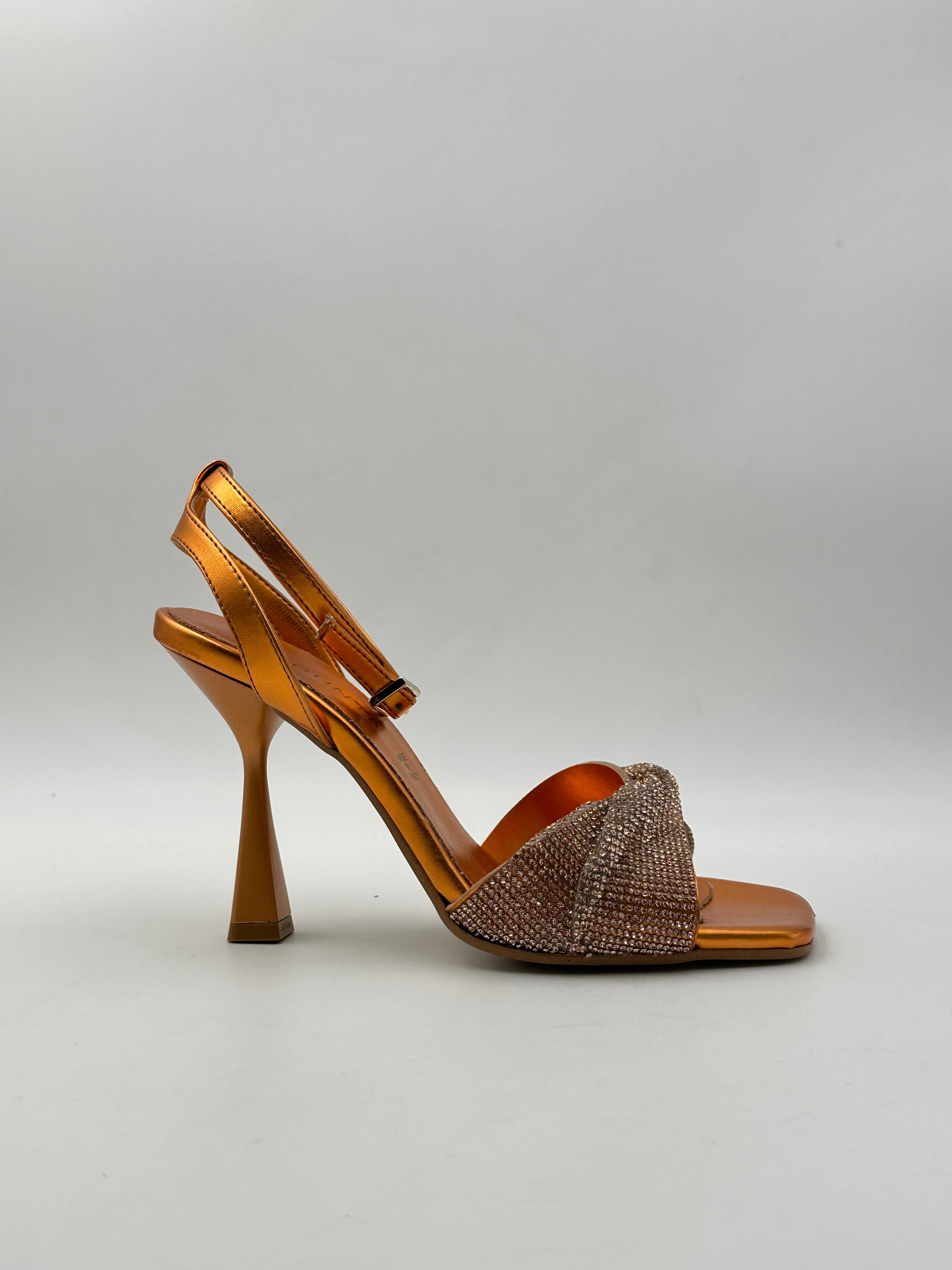 Pregunta - Sandali Strass - Papaya/Orange