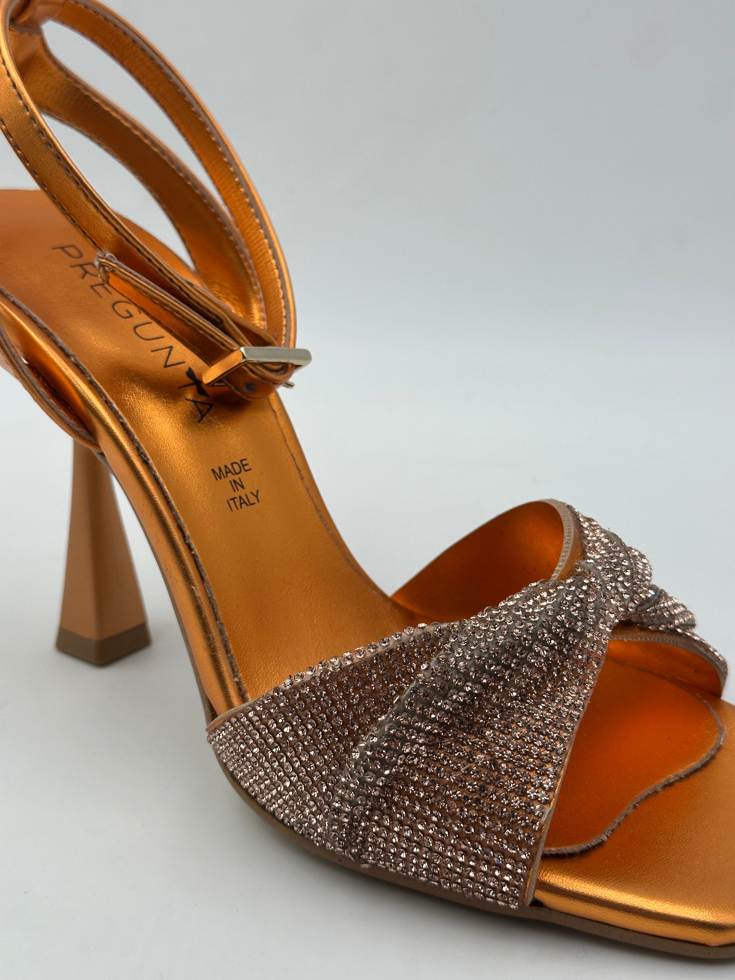 Pregunta - Sandali Strass - Papaya/Orange