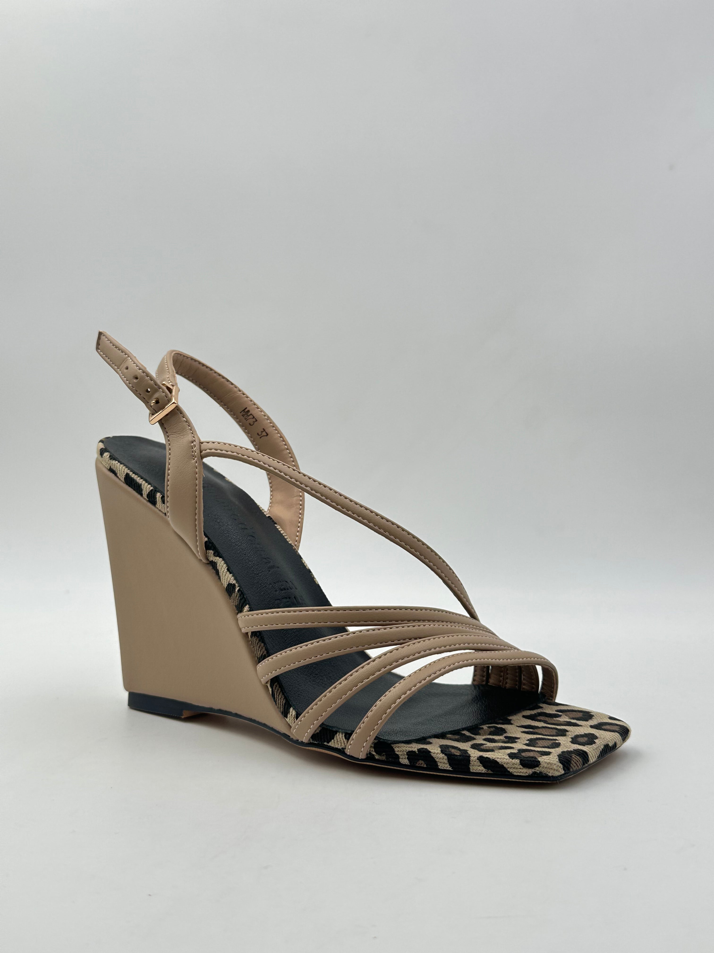 Manufacture D'Essai - Sandalo Leopardato Zeppa alta - MM73