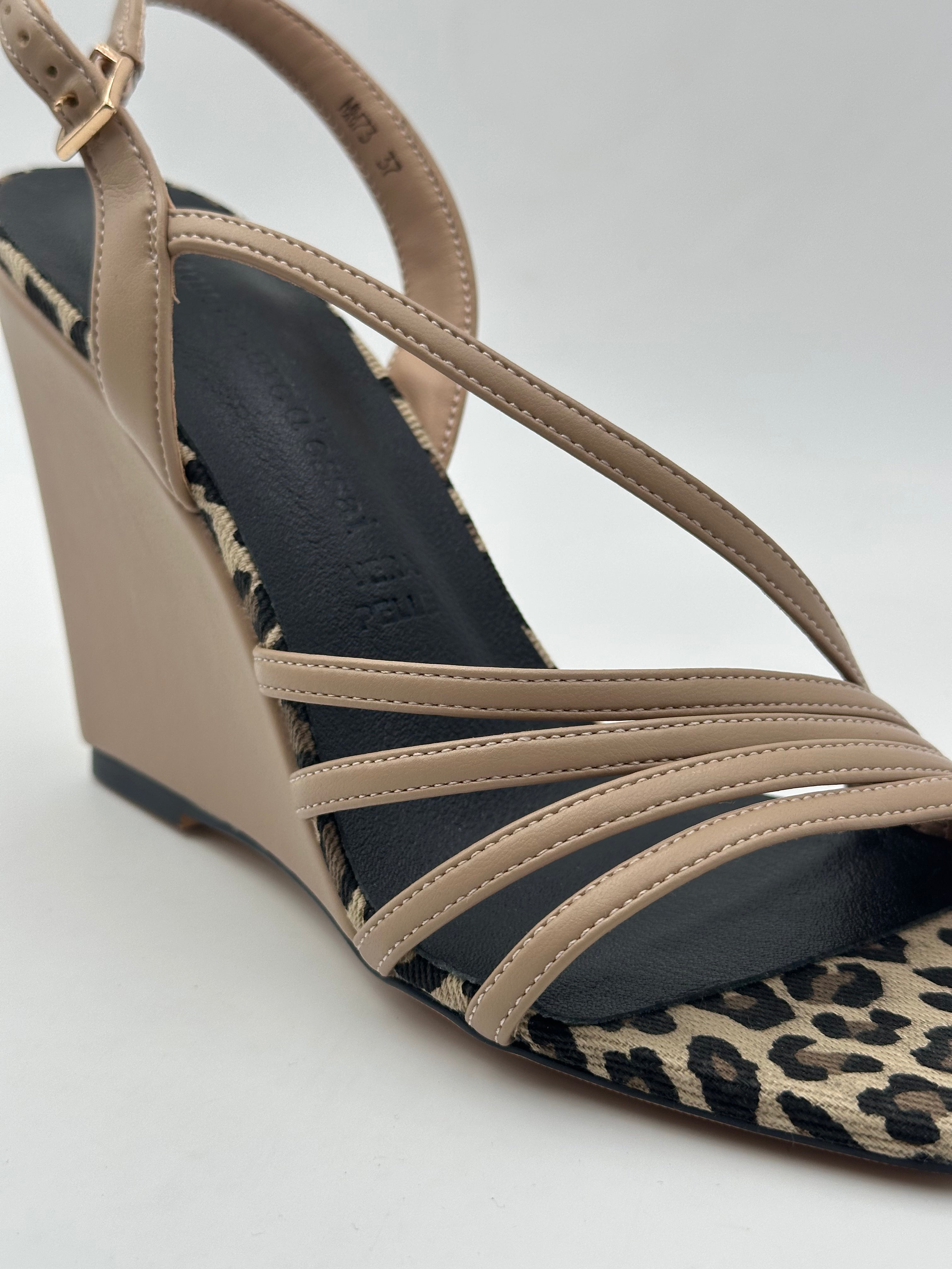 Manufacture D'Essai - Sandalo Leopardato Zeppa alta - MM73