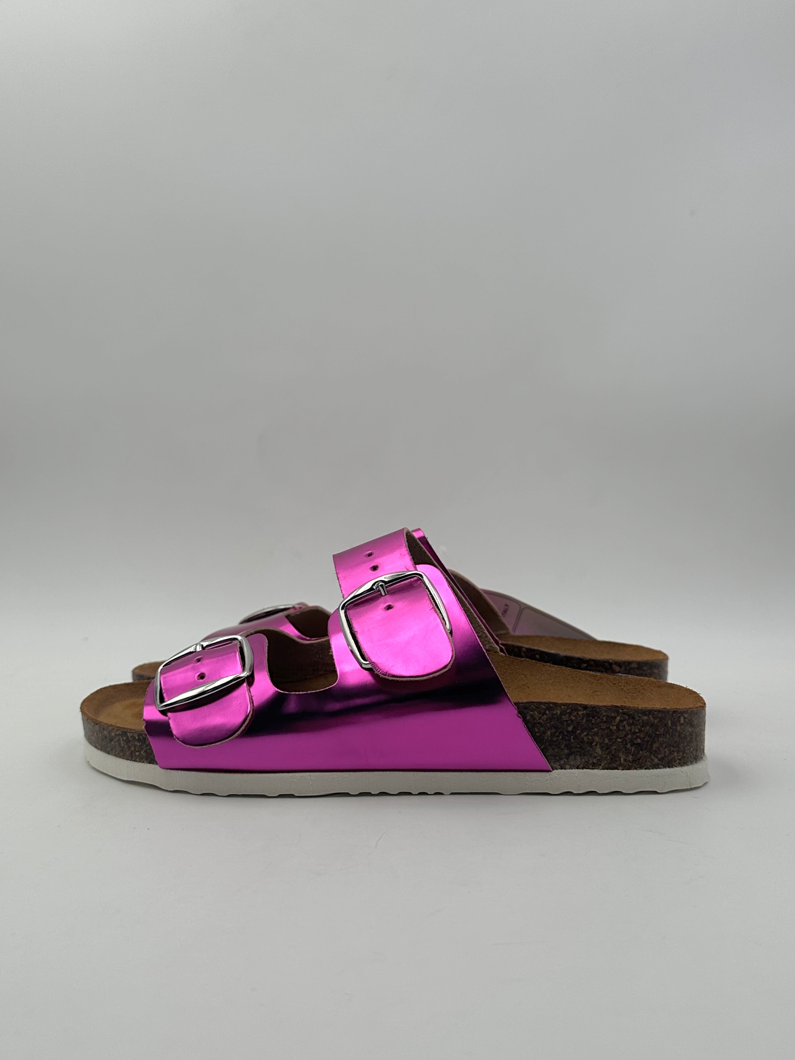 Superga - Sandali Birk Laminati - Donna