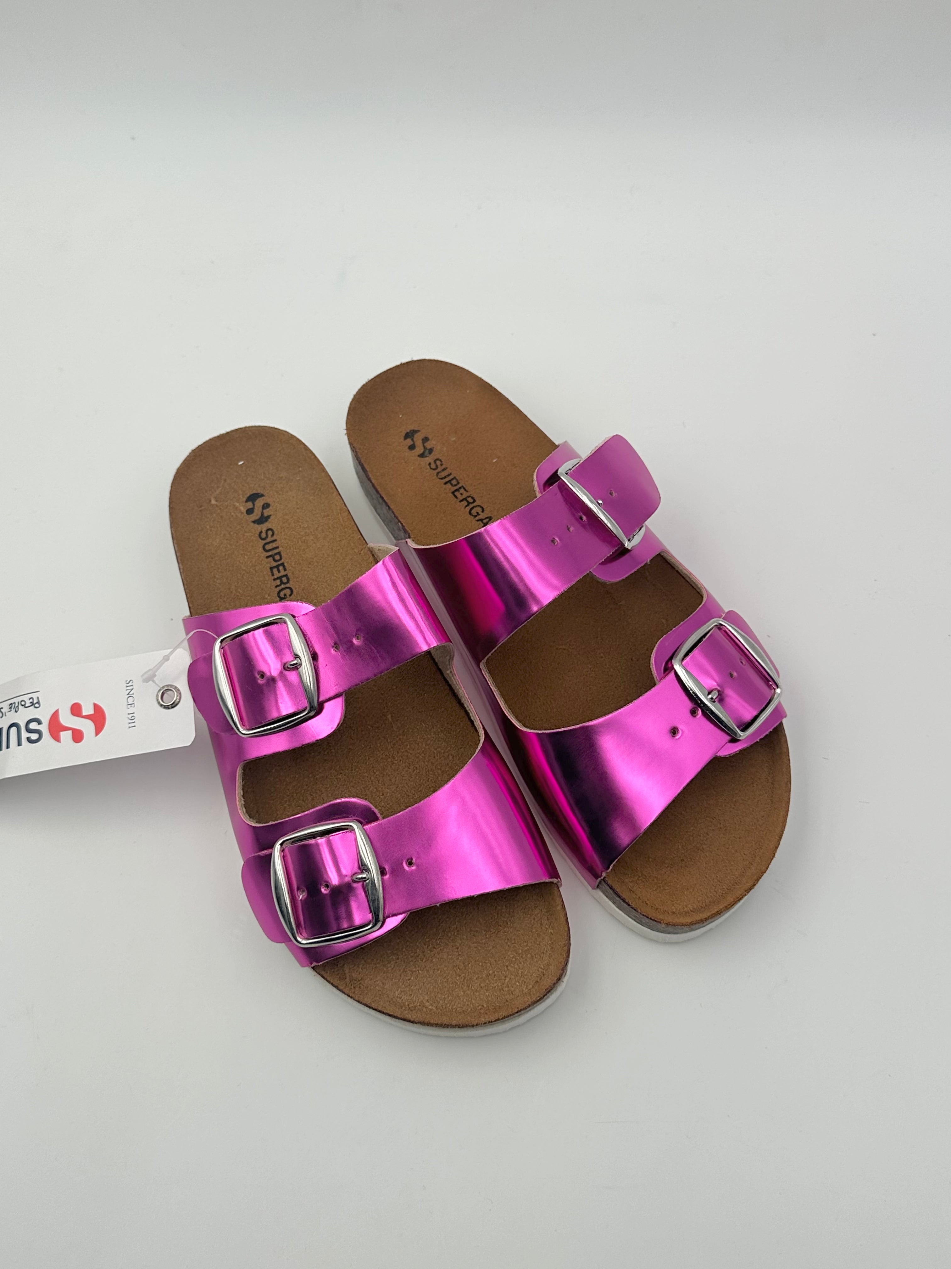 Superga - Sandali Birk Laminati - Donna