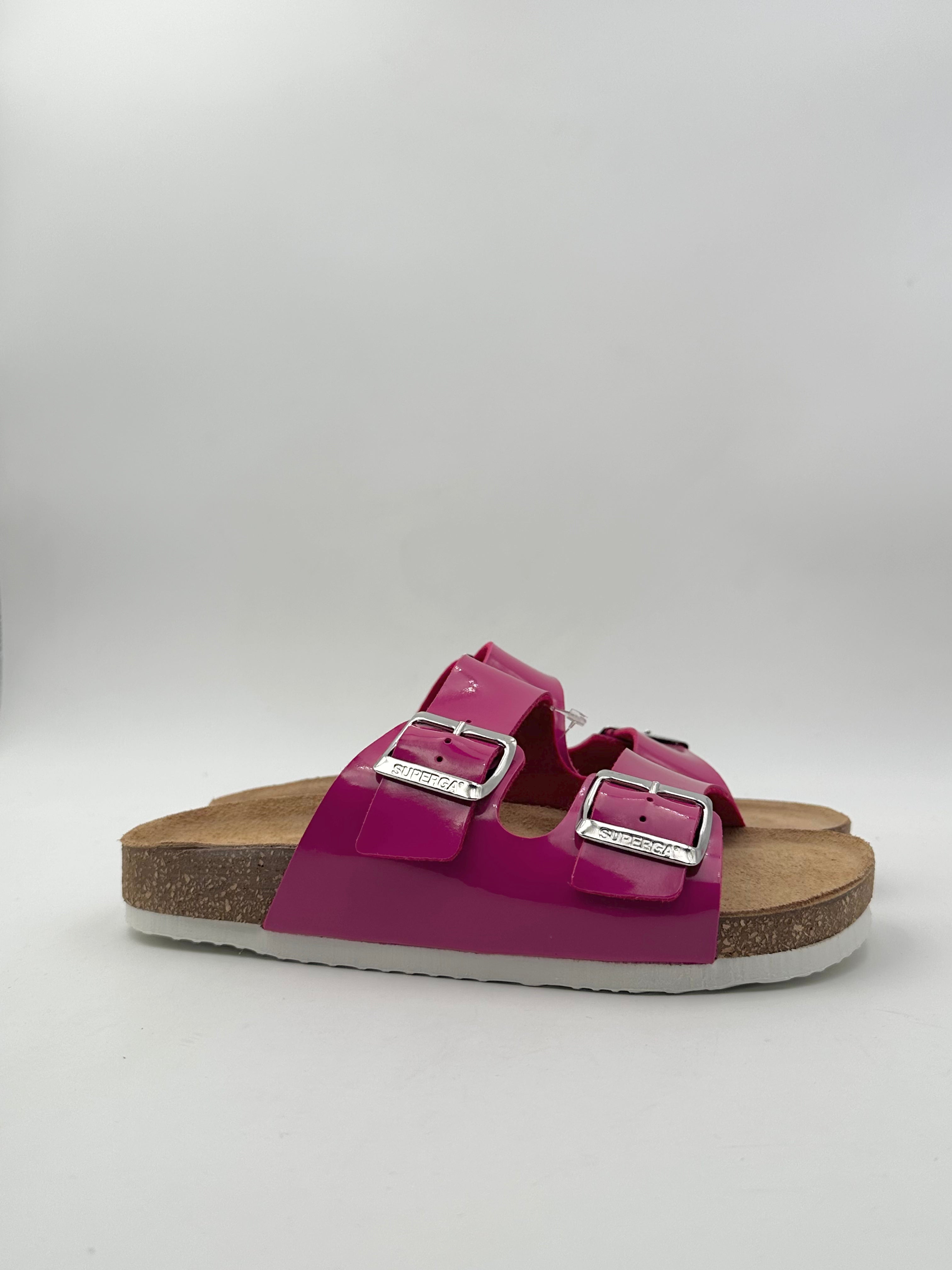 Superga - Sandali Birk Lucidi - Donna