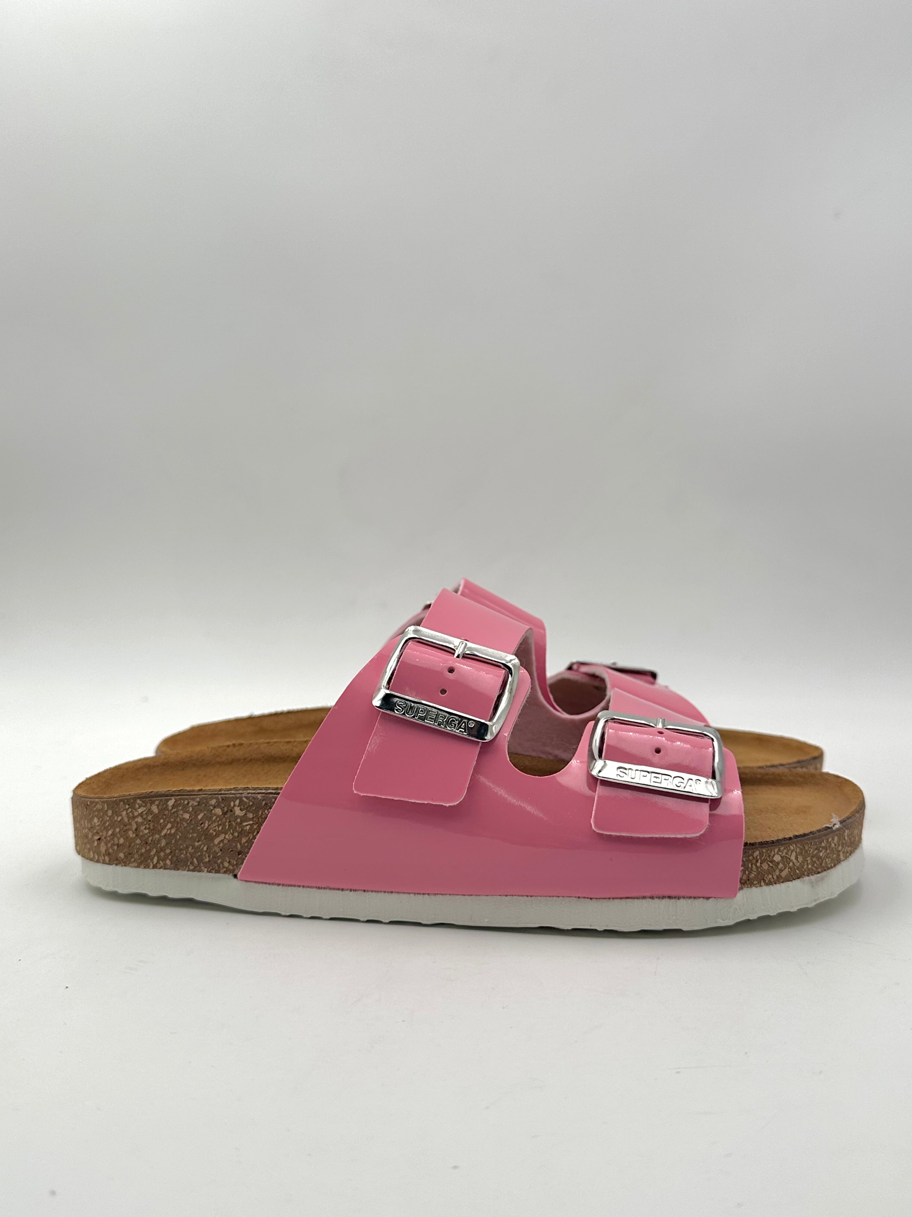 Superga - Sandali Birk Lucidi - Donna