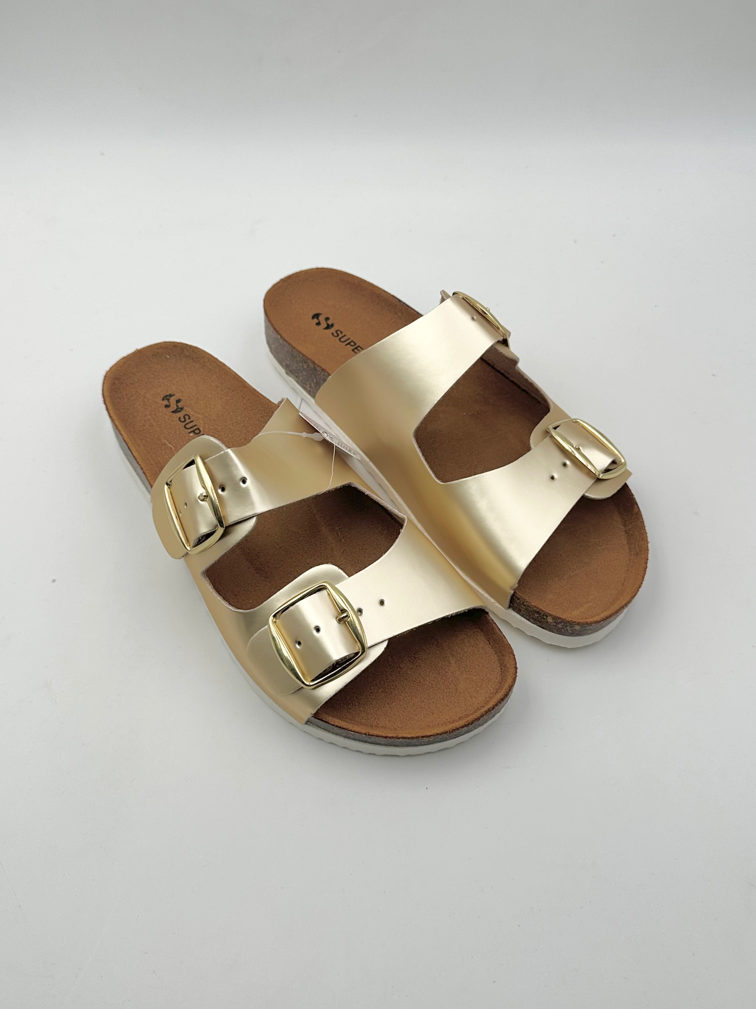 Superga - Sandali Birk Laminati - Donna