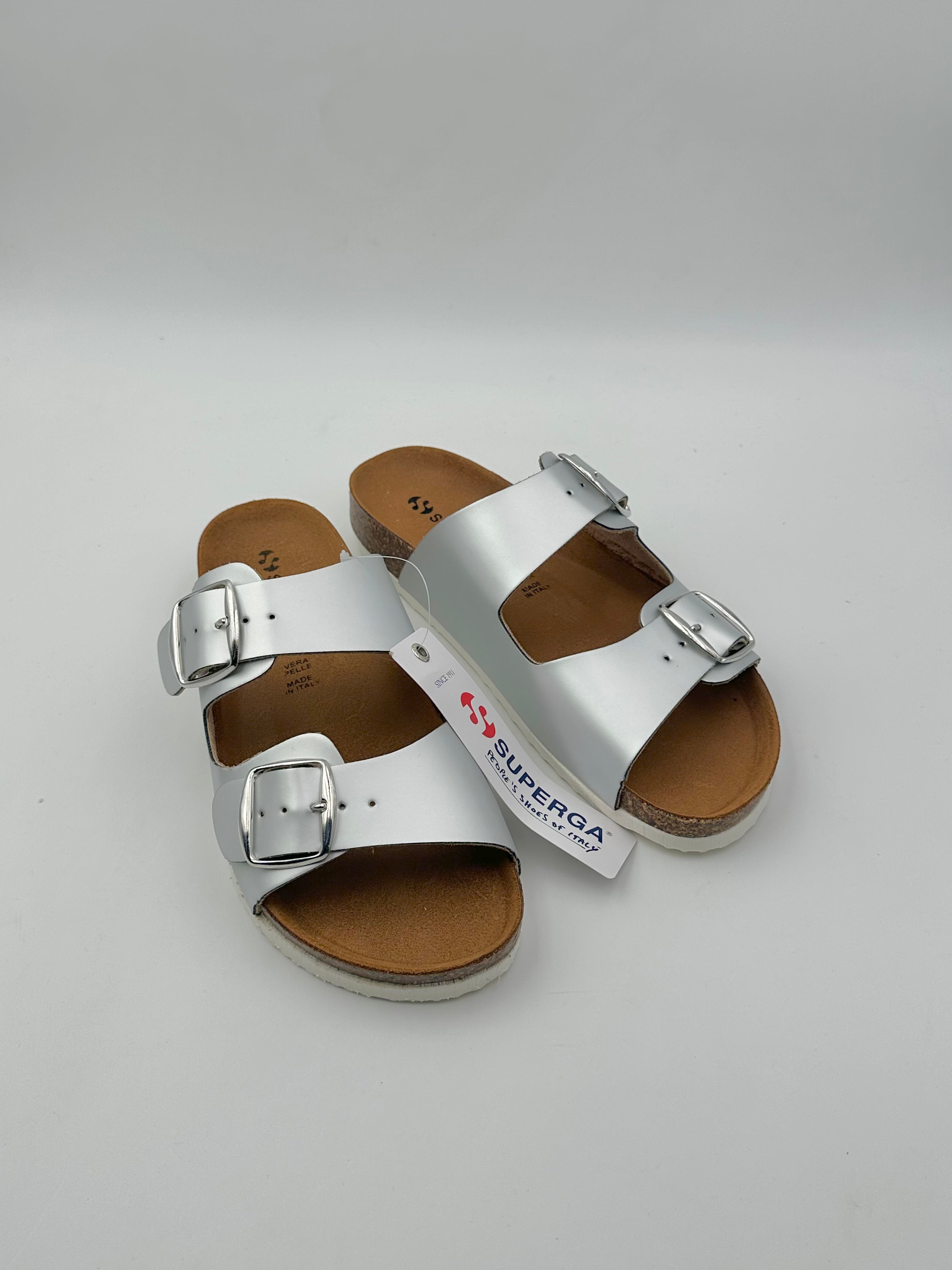 Superga - Sandali Birk Laminati - Donna