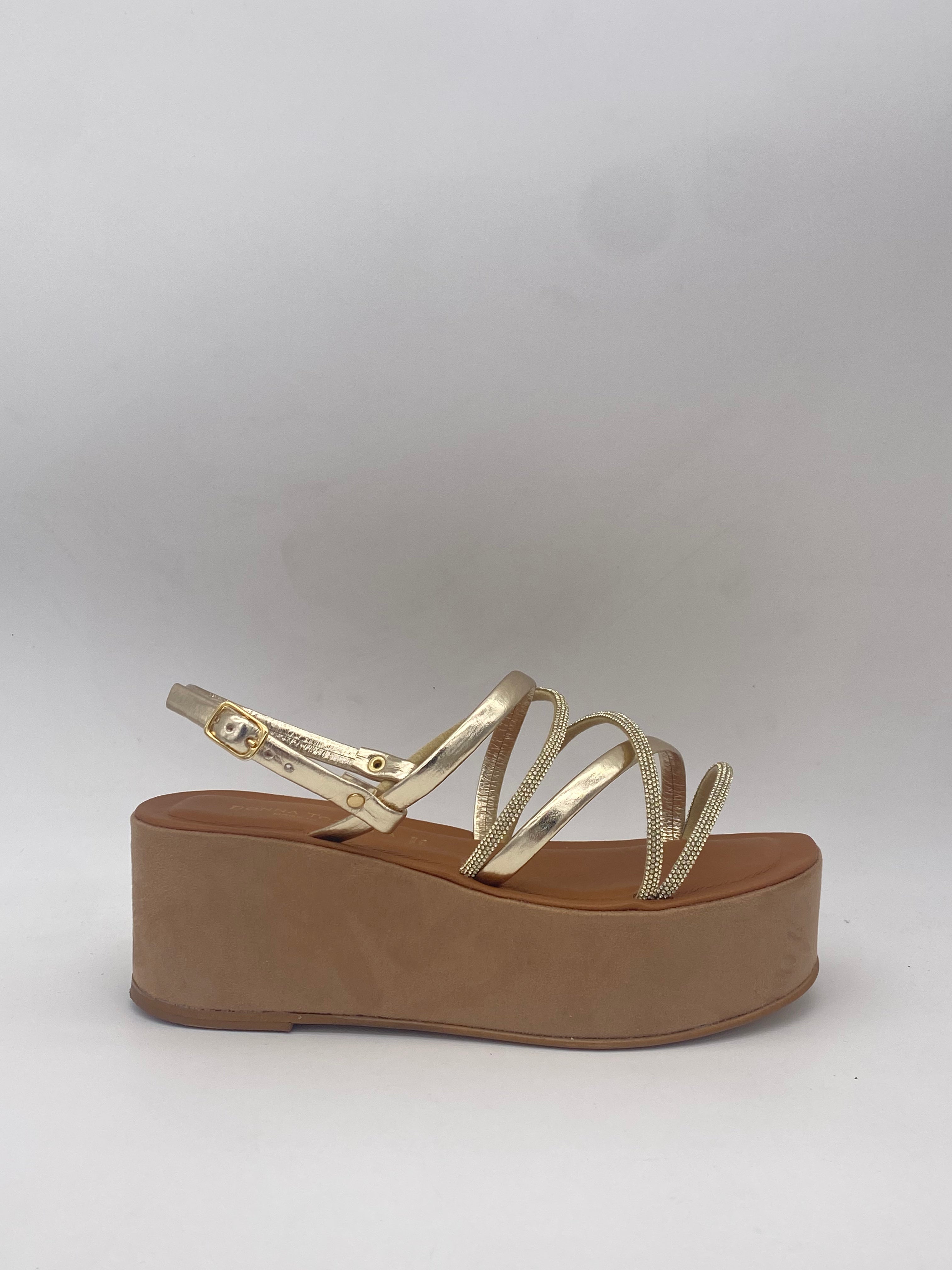 DONNA TOSCANA - Sandali Gioiello Oro - Donna