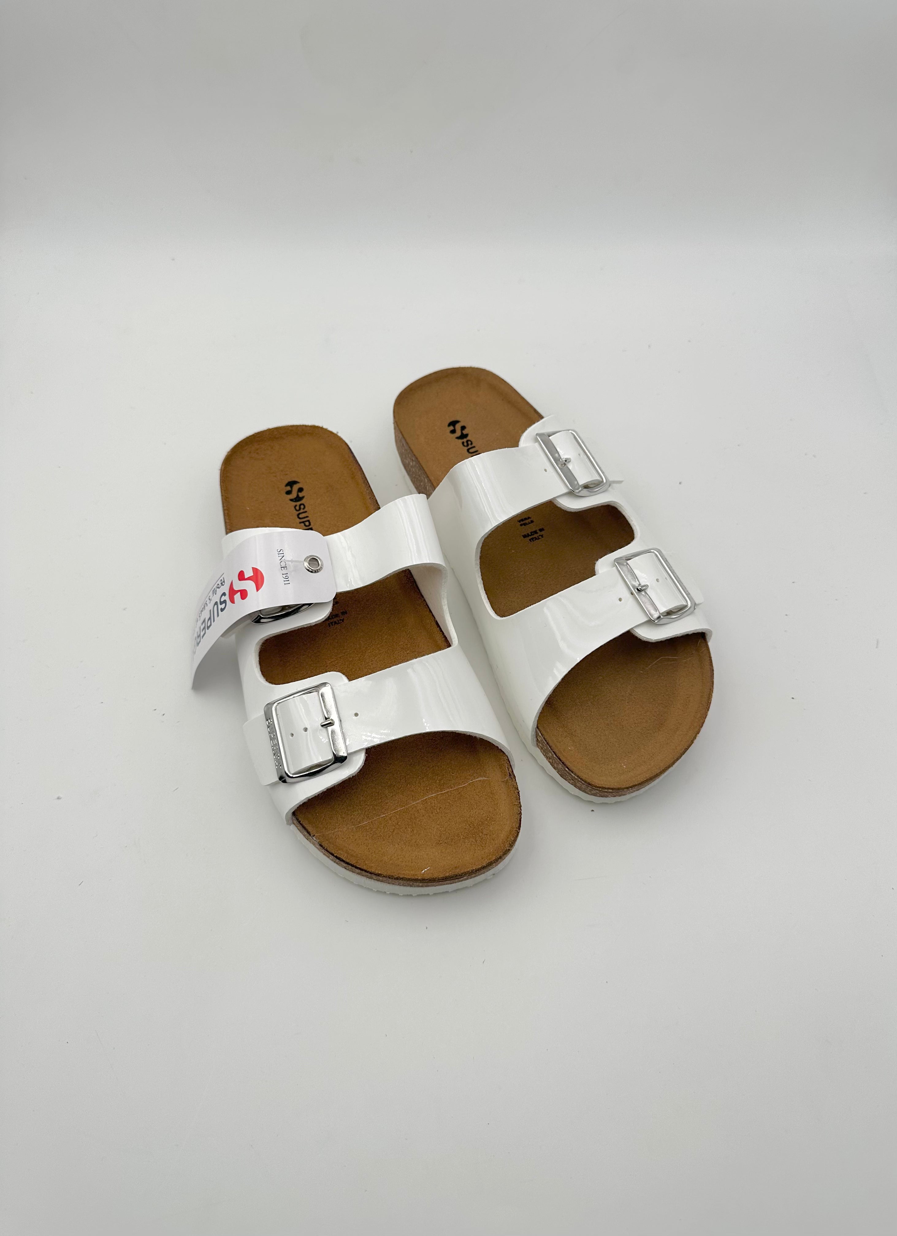 Superga - Sandali Birk Lucidi - Donna