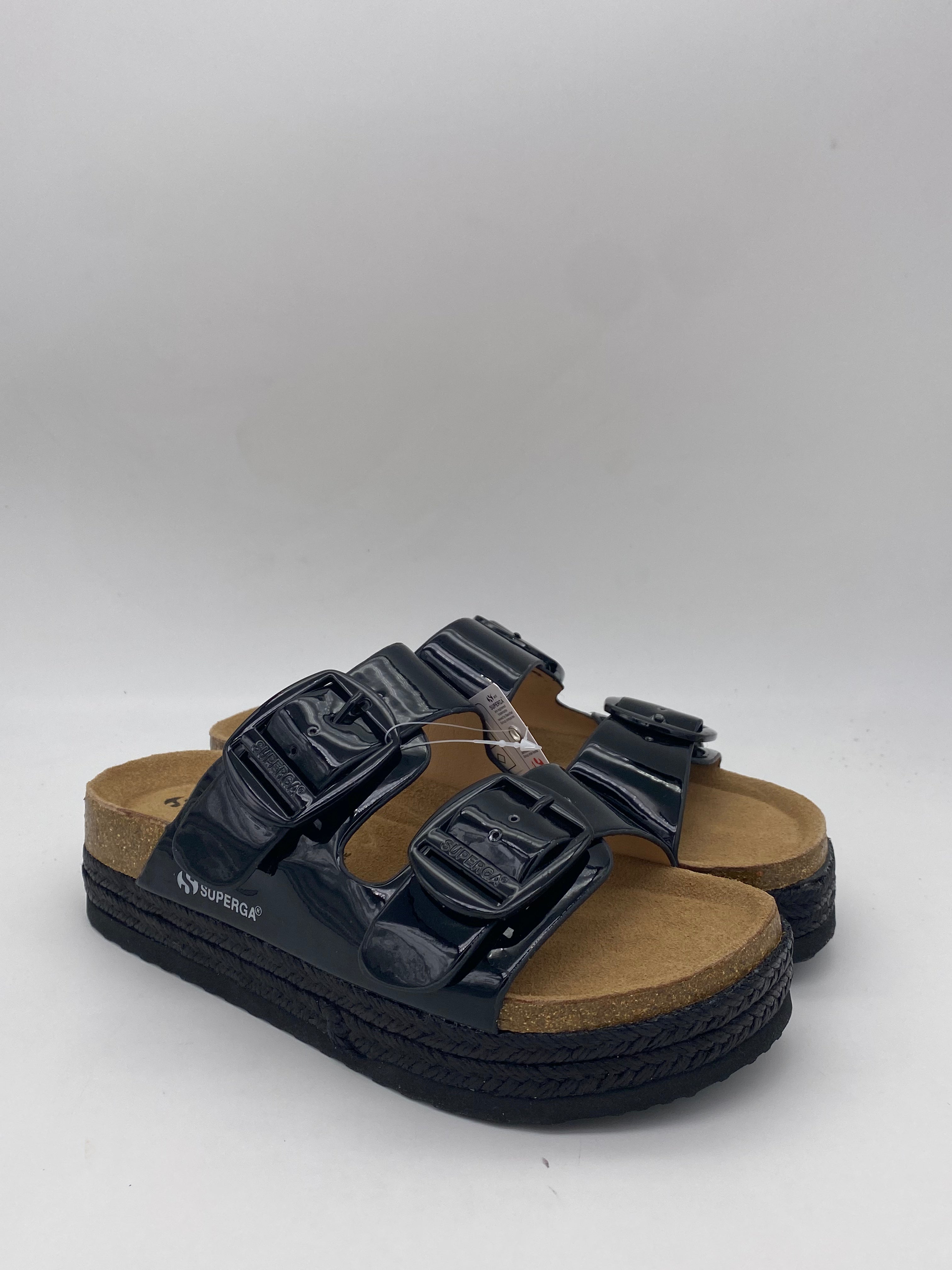 SUPERGA - Sandali Lucidi Platform - Donna