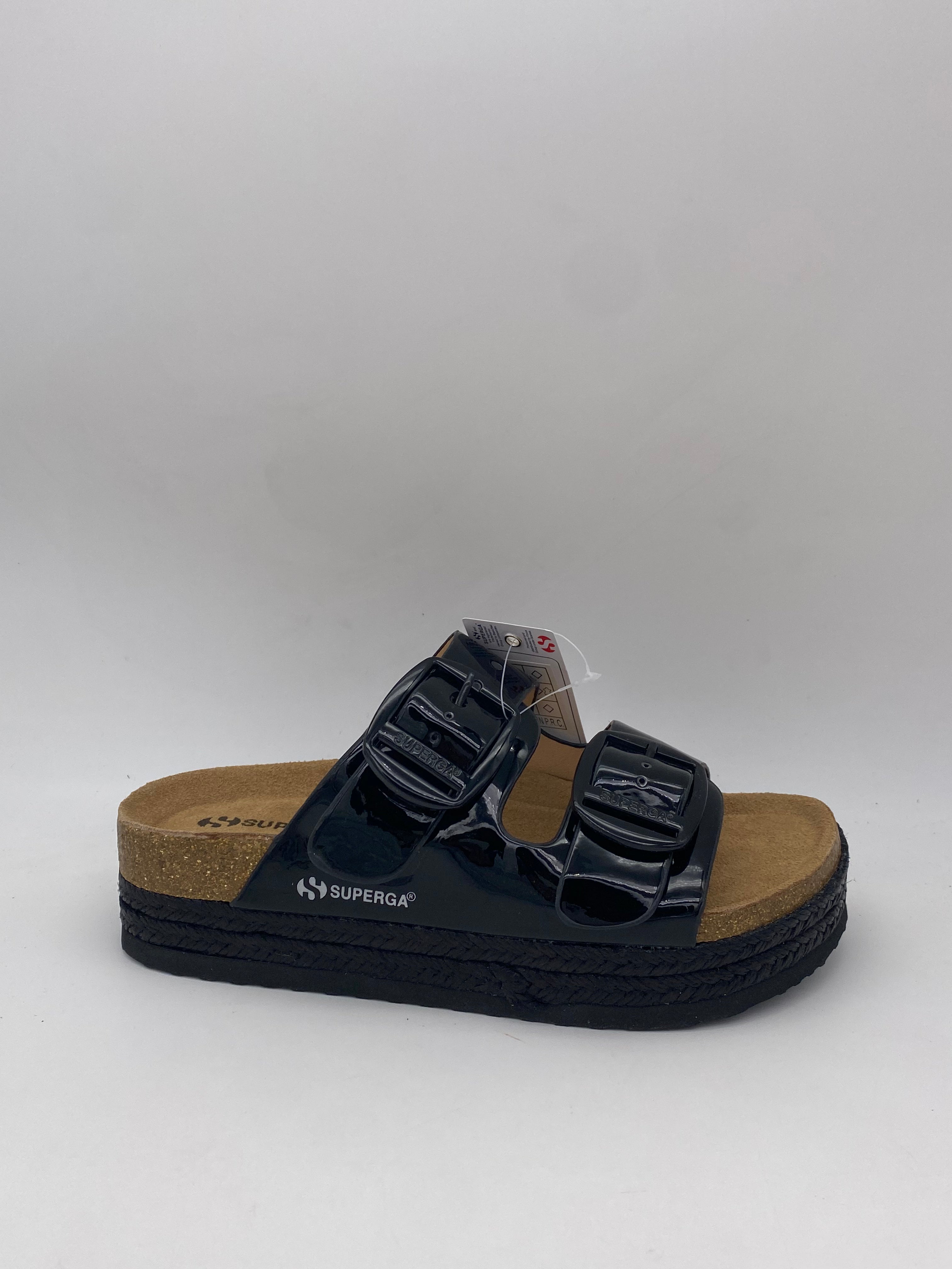 SUPERGA - Sandali Lucidi Platform - Donna
