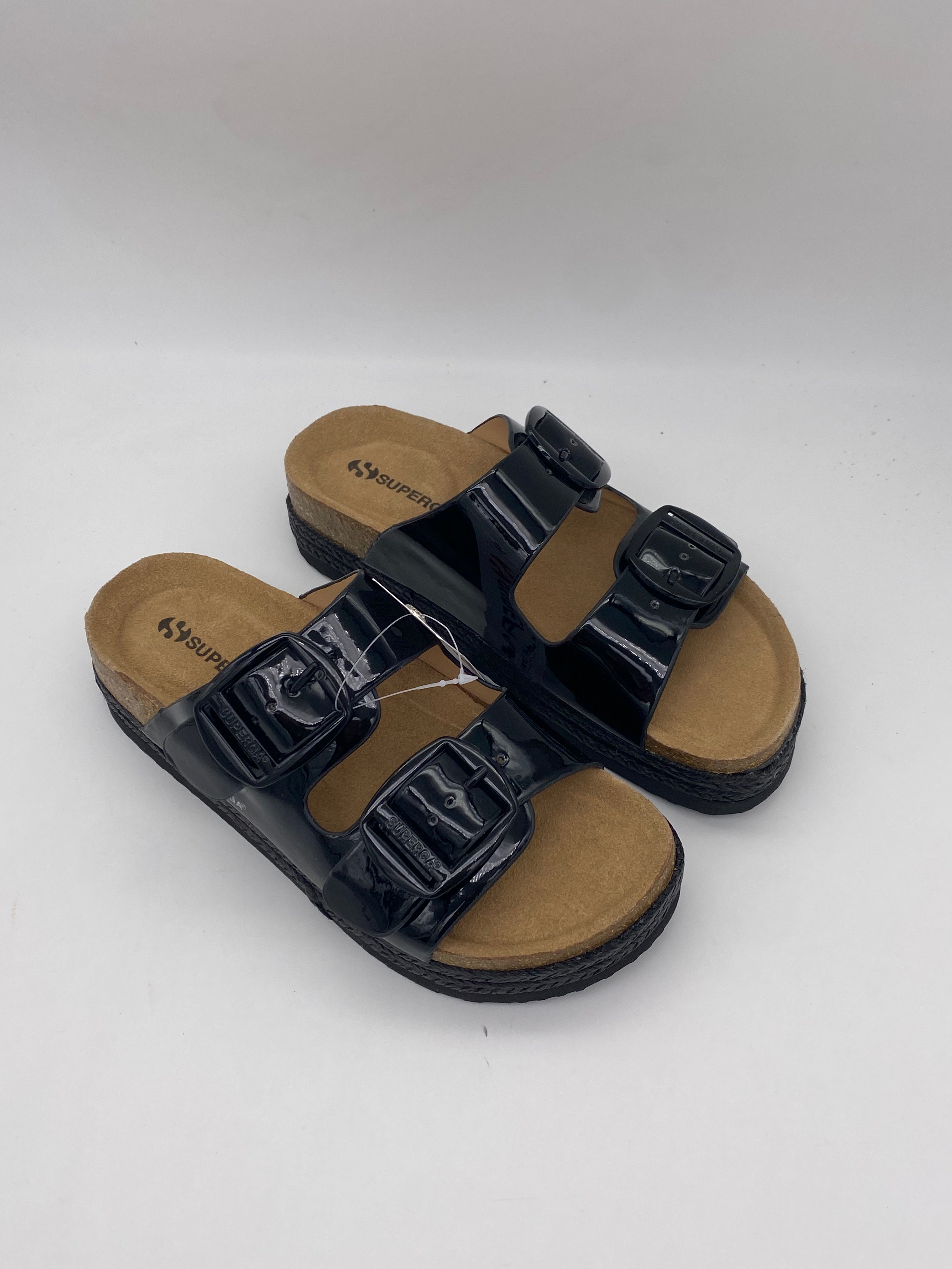 SUPERGA - Sandali Lucidi Platform - Donna