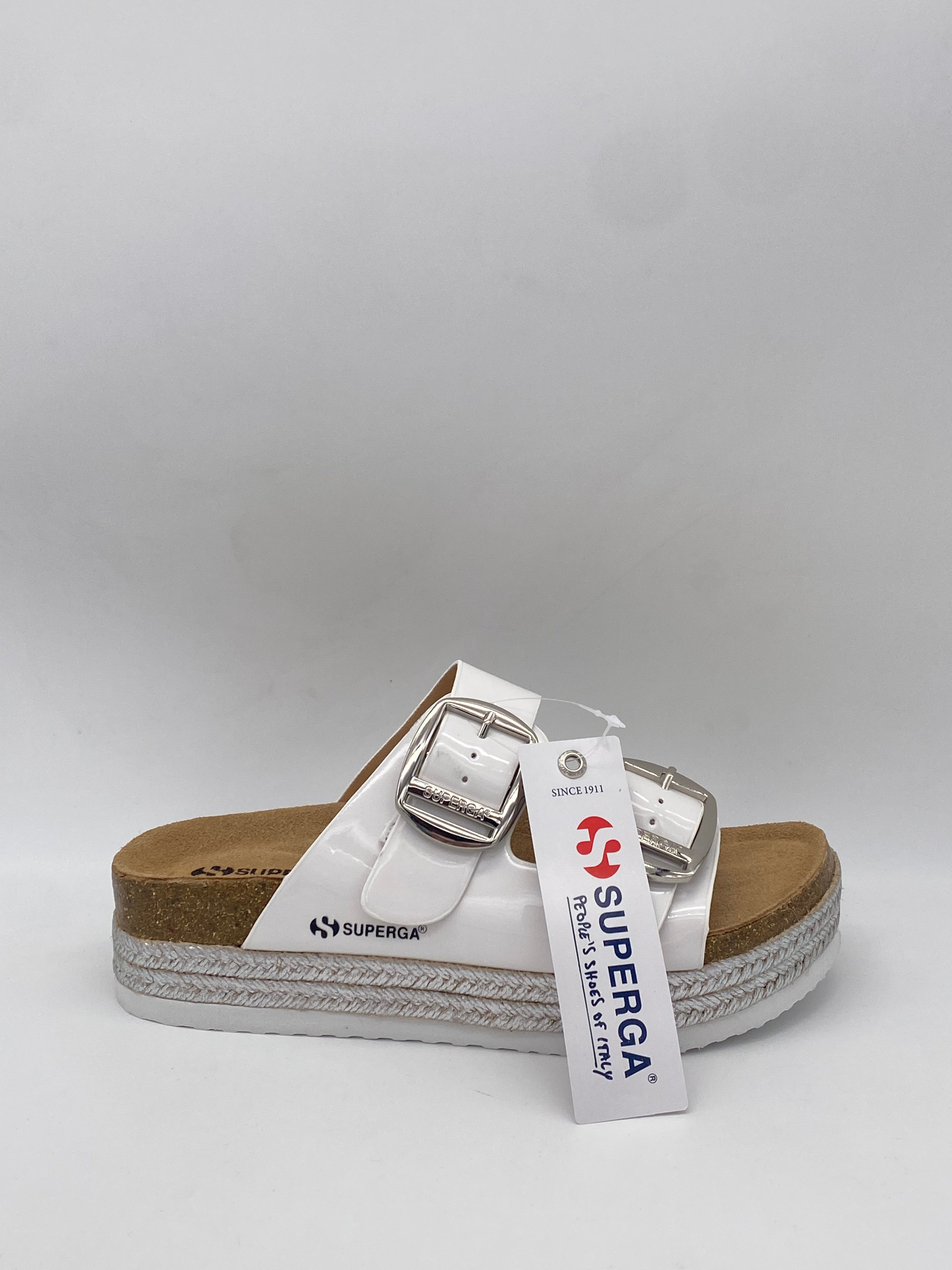 SUPERGA - Sandali Lucidi Platform - Donna