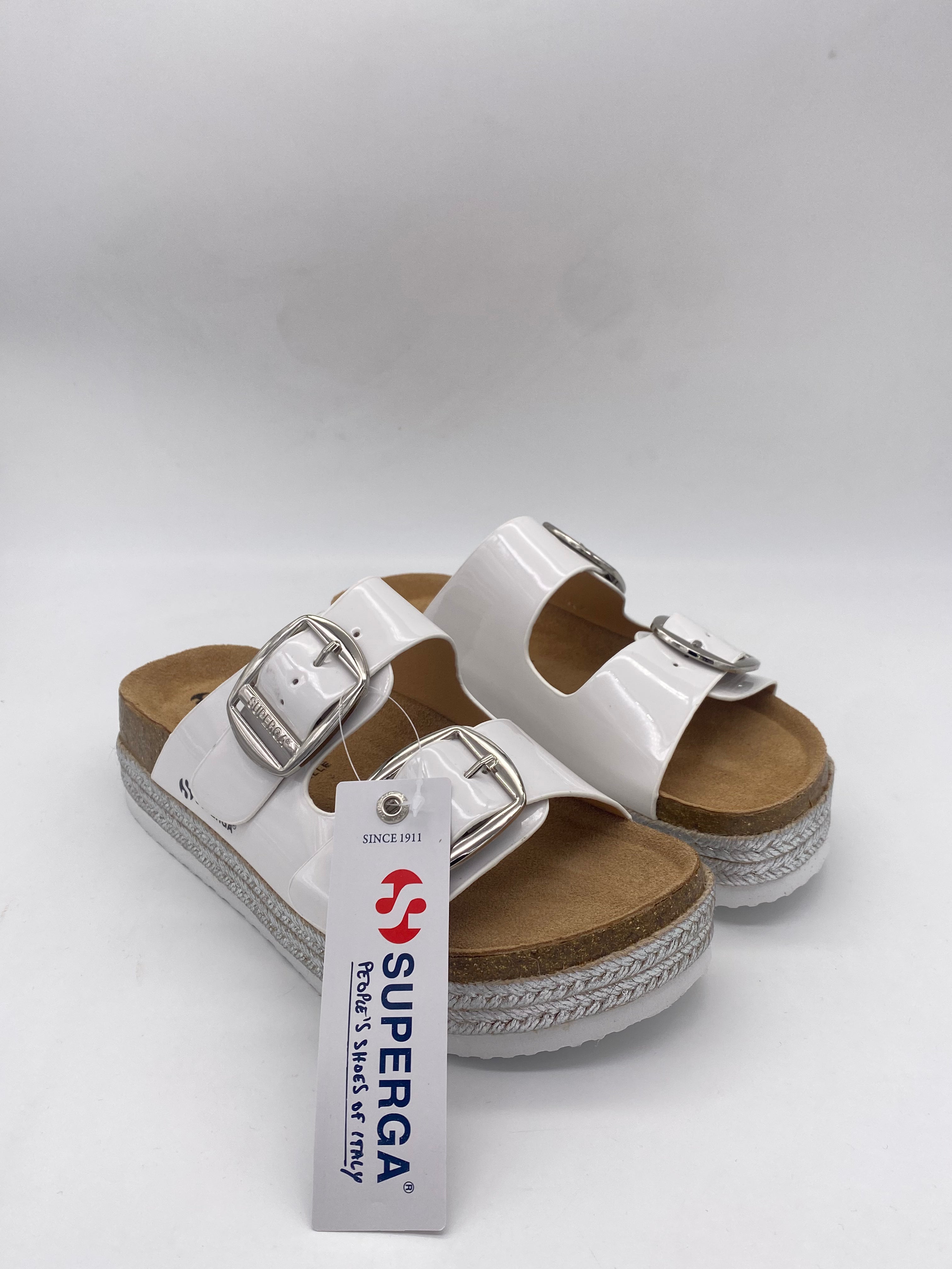 SUPERGA - Sandali Lucidi Platform - Donna