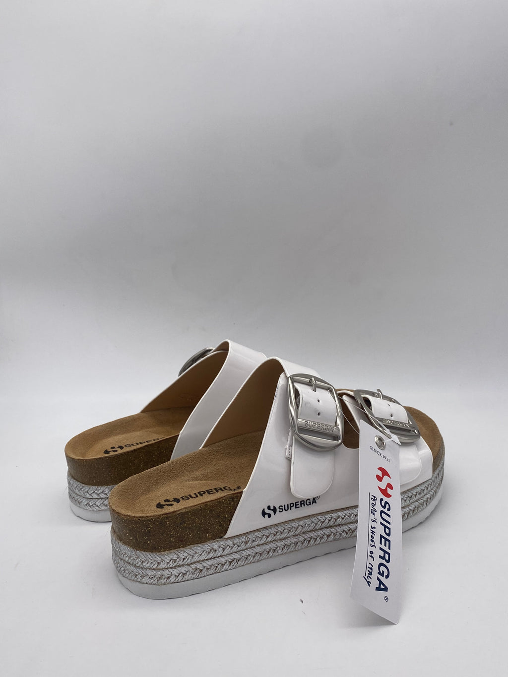 SUPERGA - Sandali Lucidi Platform - Donna