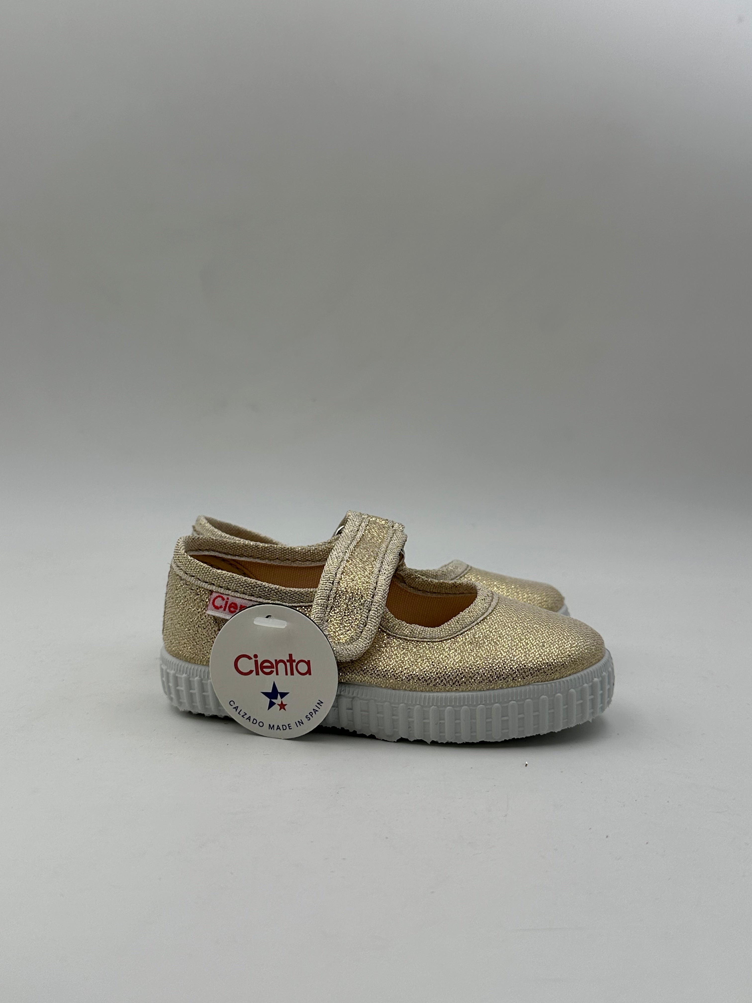 CIENTA  - Sandali con Strappo Glitter