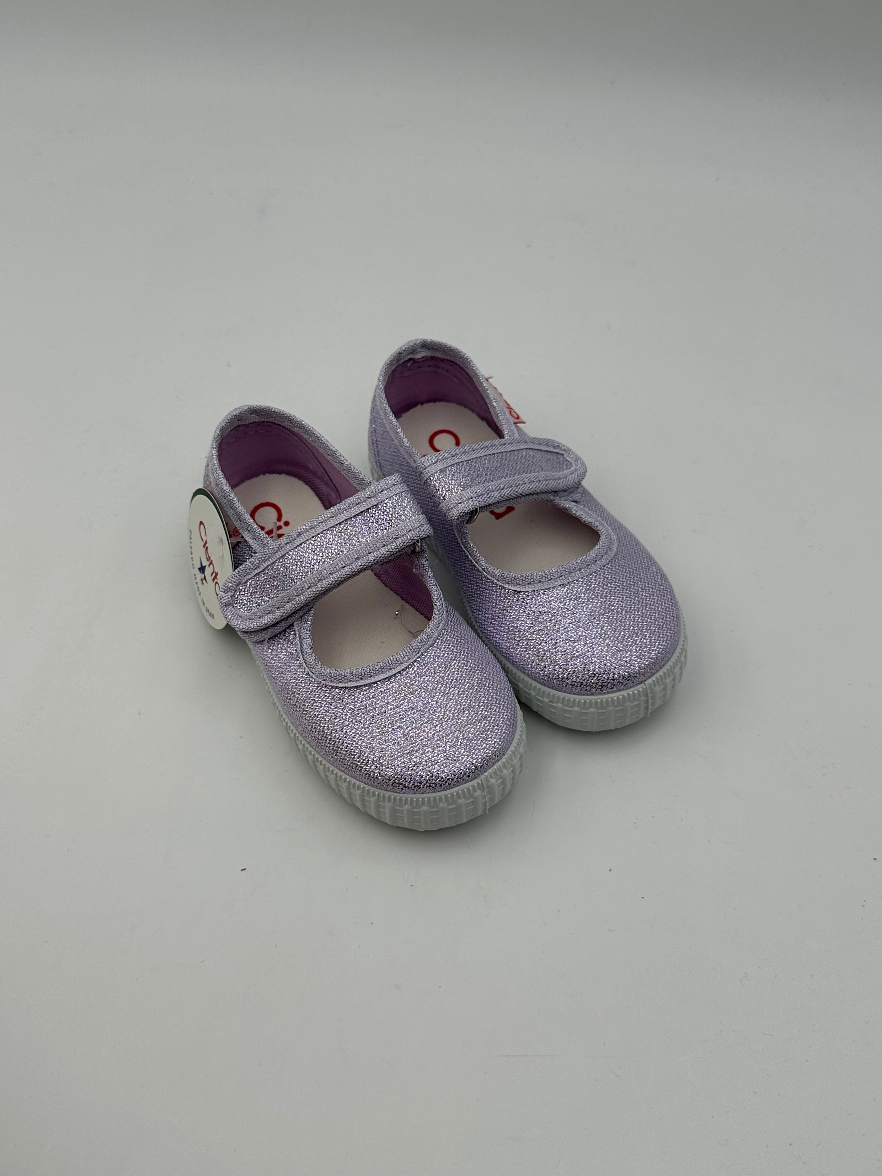 CIENTA  - Sandali con Strappo Glitter