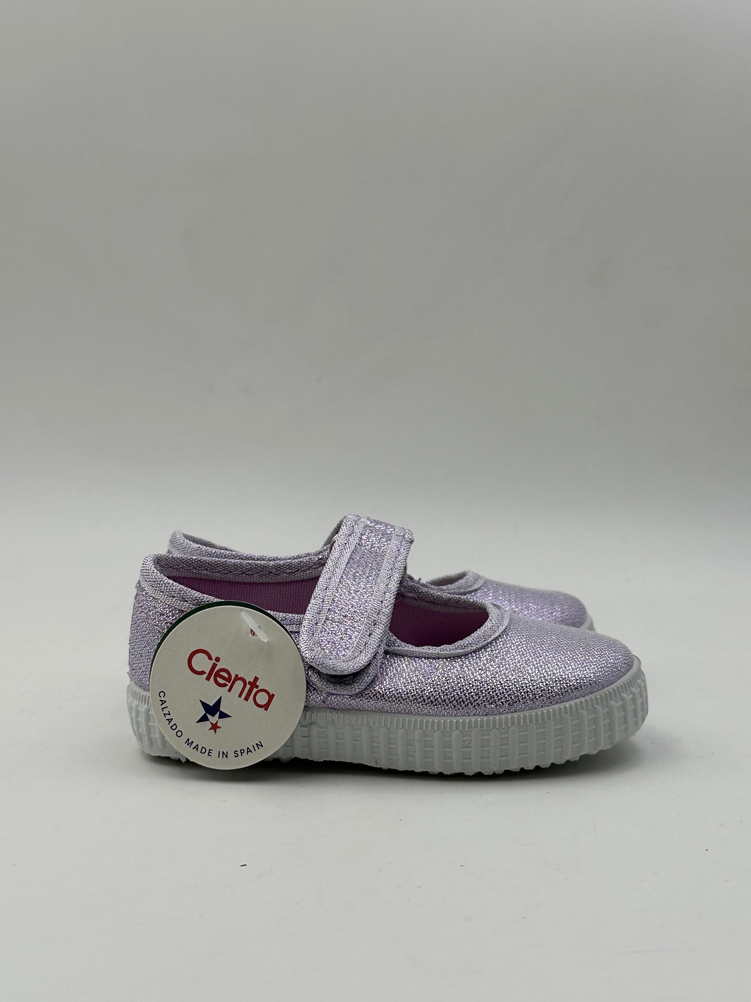 CIENTA  - Sandali con Strappo Glitter