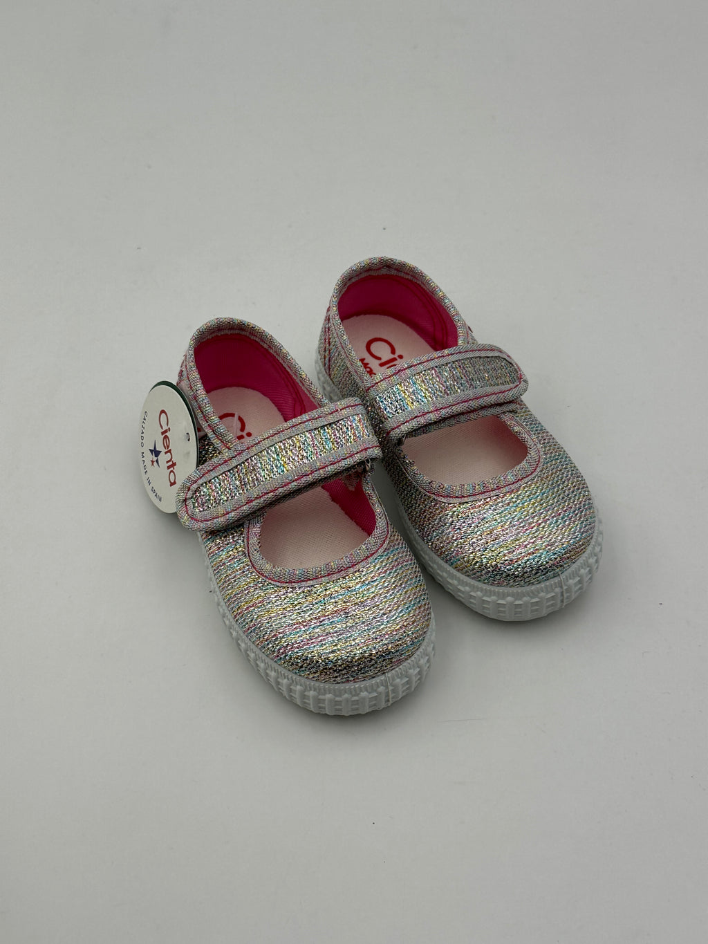 CIENTA  - Sandali con Strappo Glitter