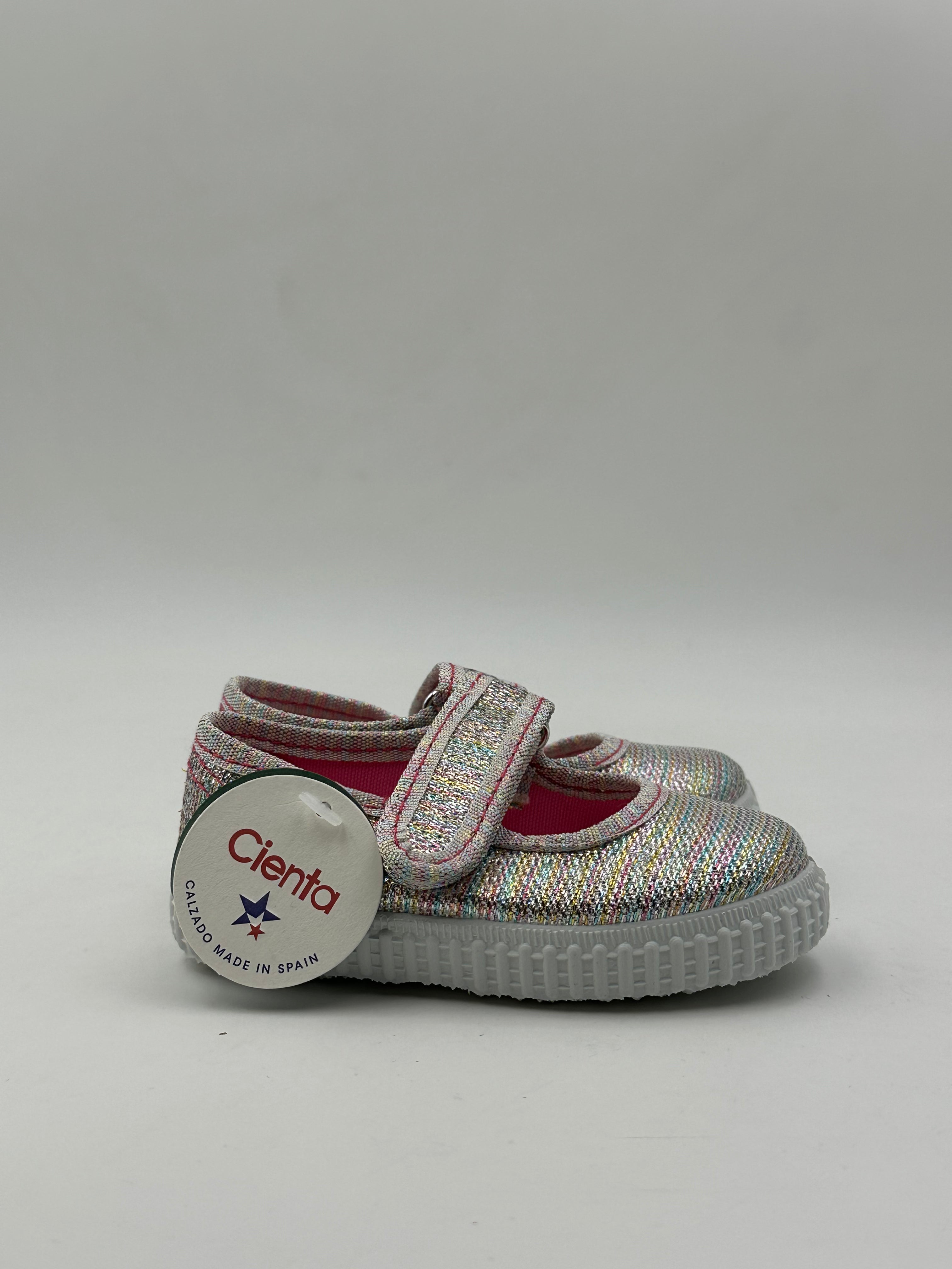 CIENTA  - Sandali con Strappo Glitter