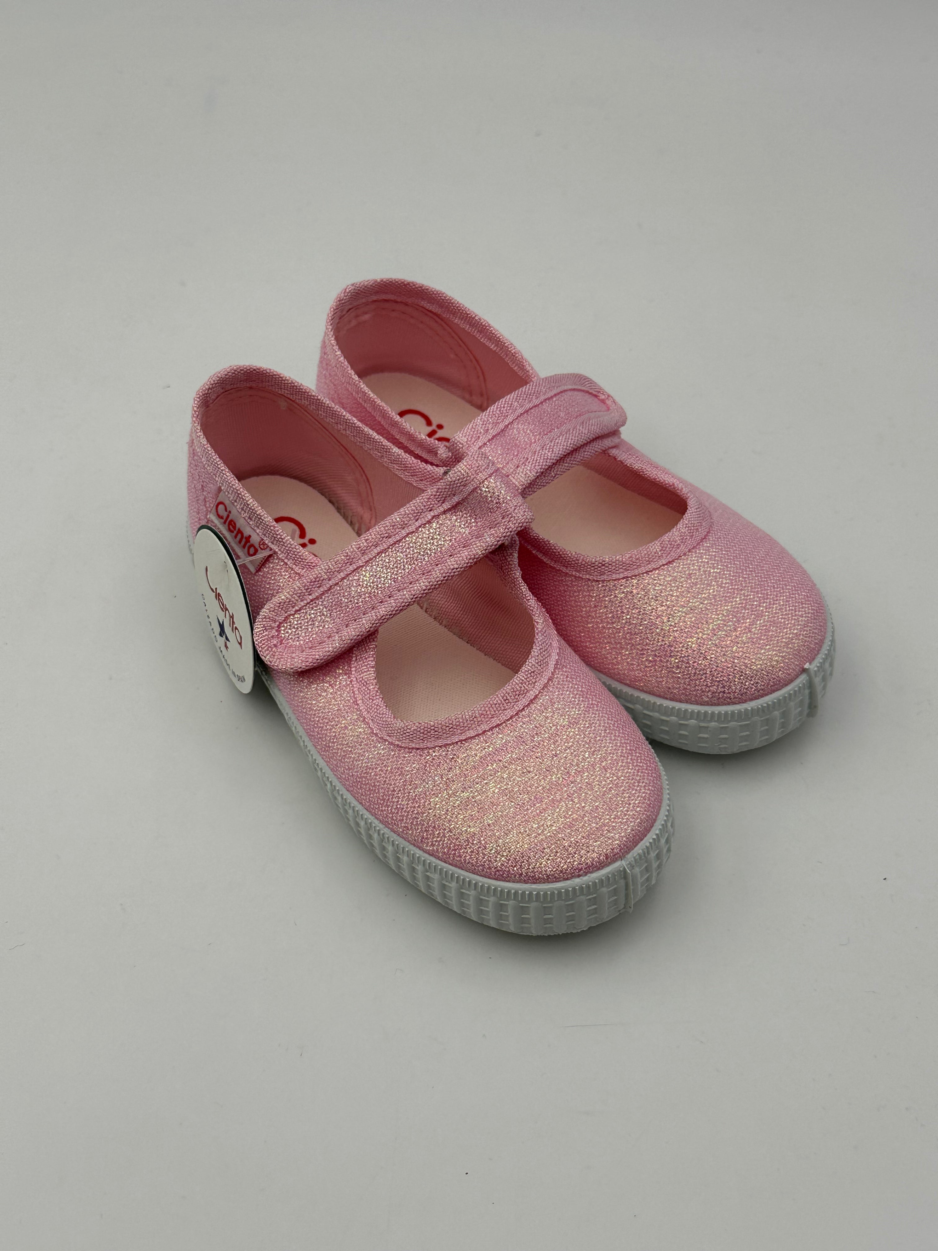 CIENTA  - Sandali con Strappo Glitter