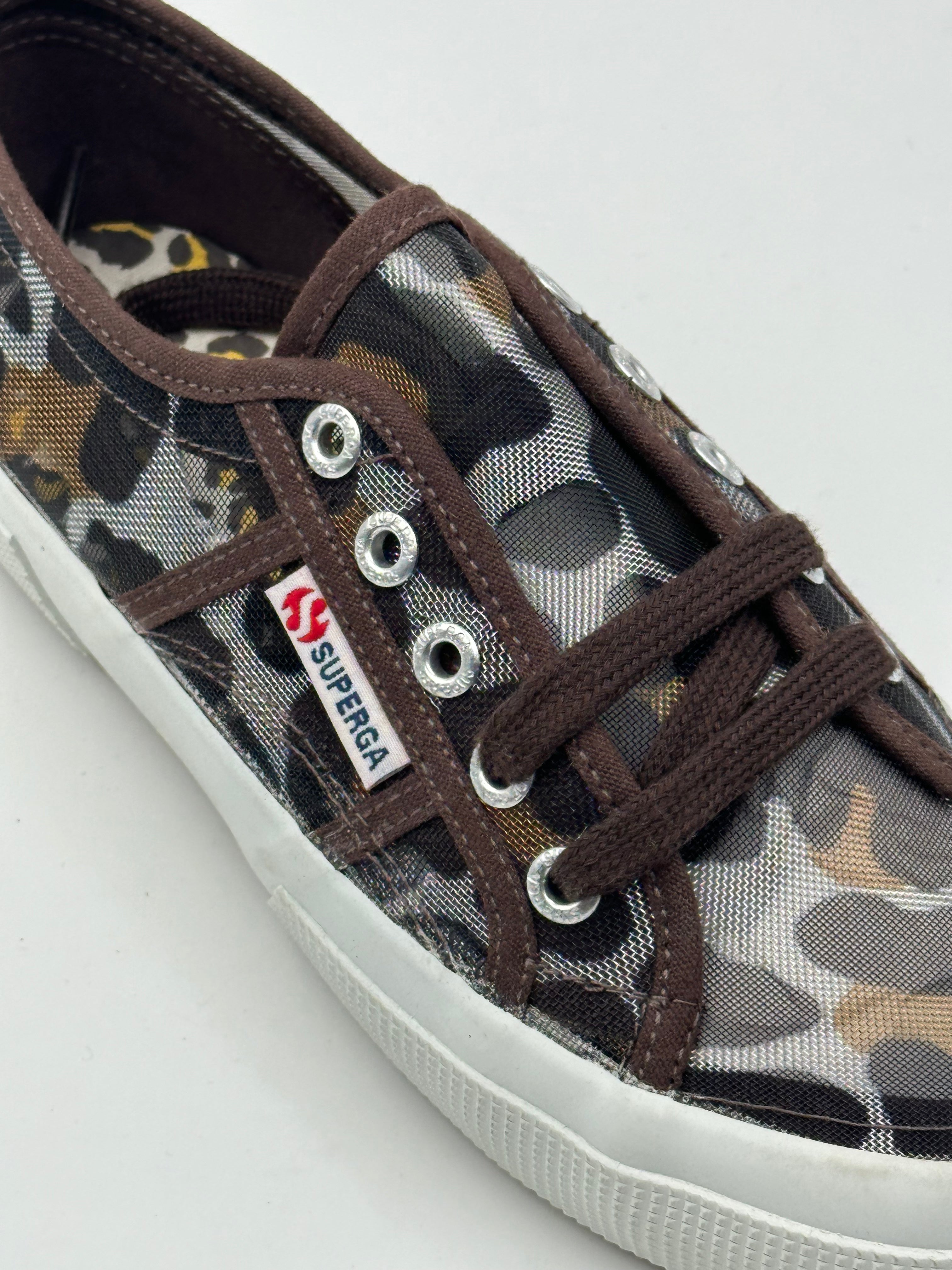 SUPERGA - Sneakers Donna Leopard Silver
