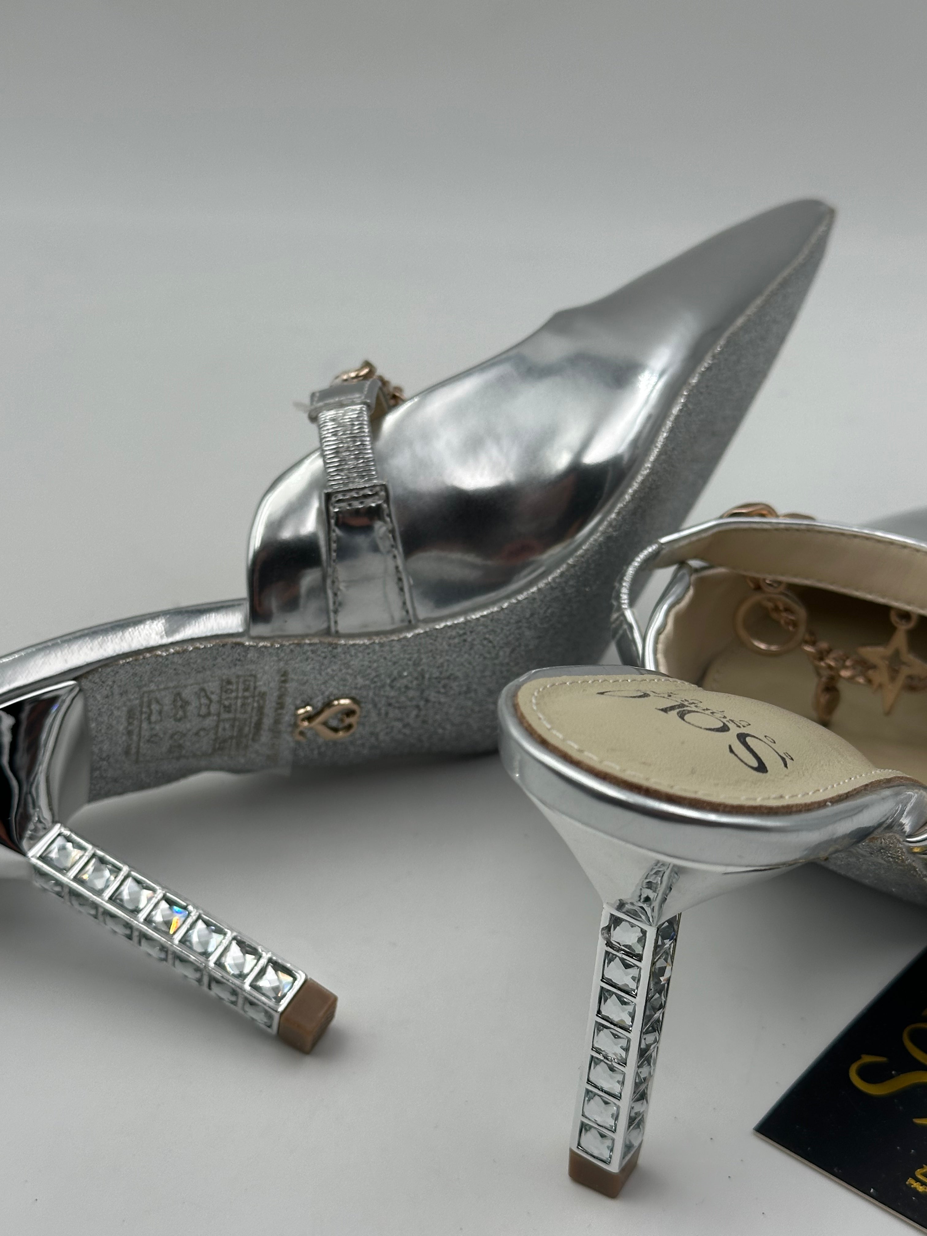 SOLO SOPRANI CONTURE - Dècolltè Mules con catena gioiello - JILL METAL PU