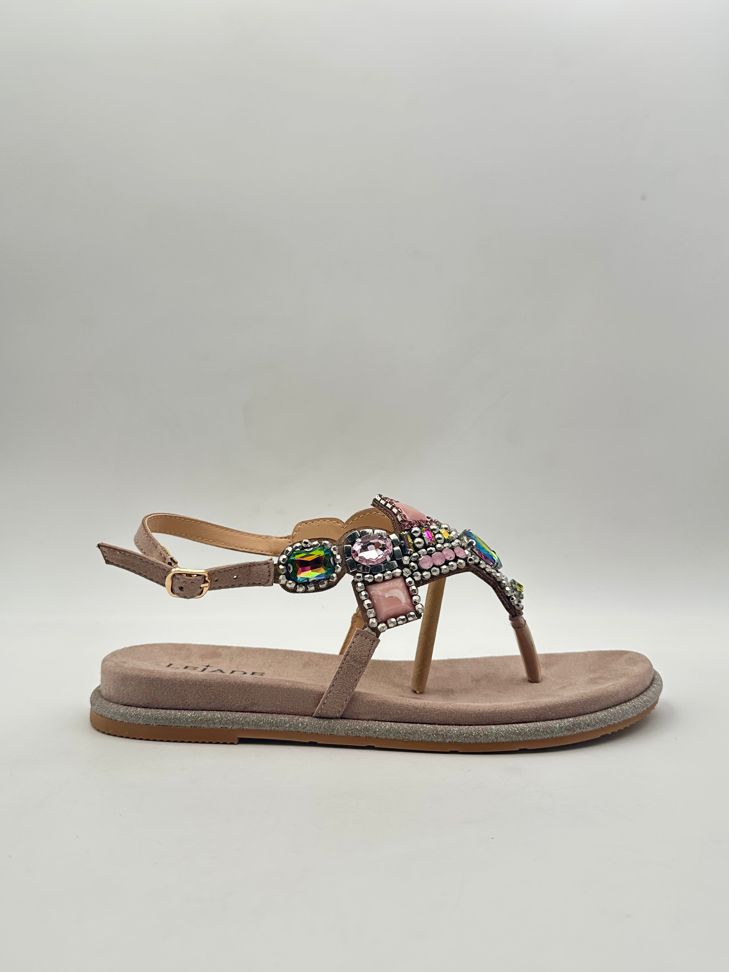 LEJADE - Sandalo Donna Rosa/Nero - ART-3369