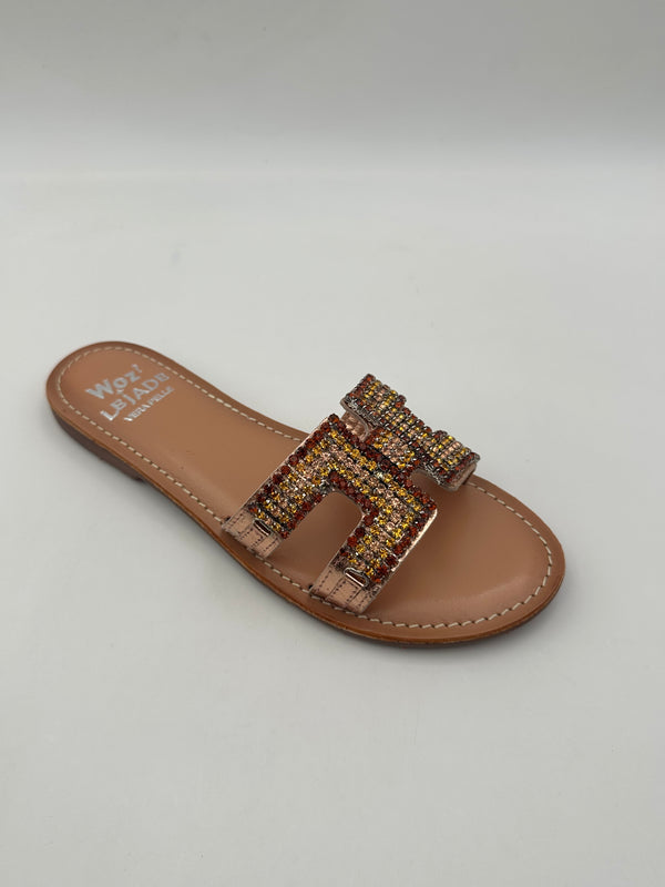 LEJADE - Pantofola Laminata ORO ROSA - ART.2995
