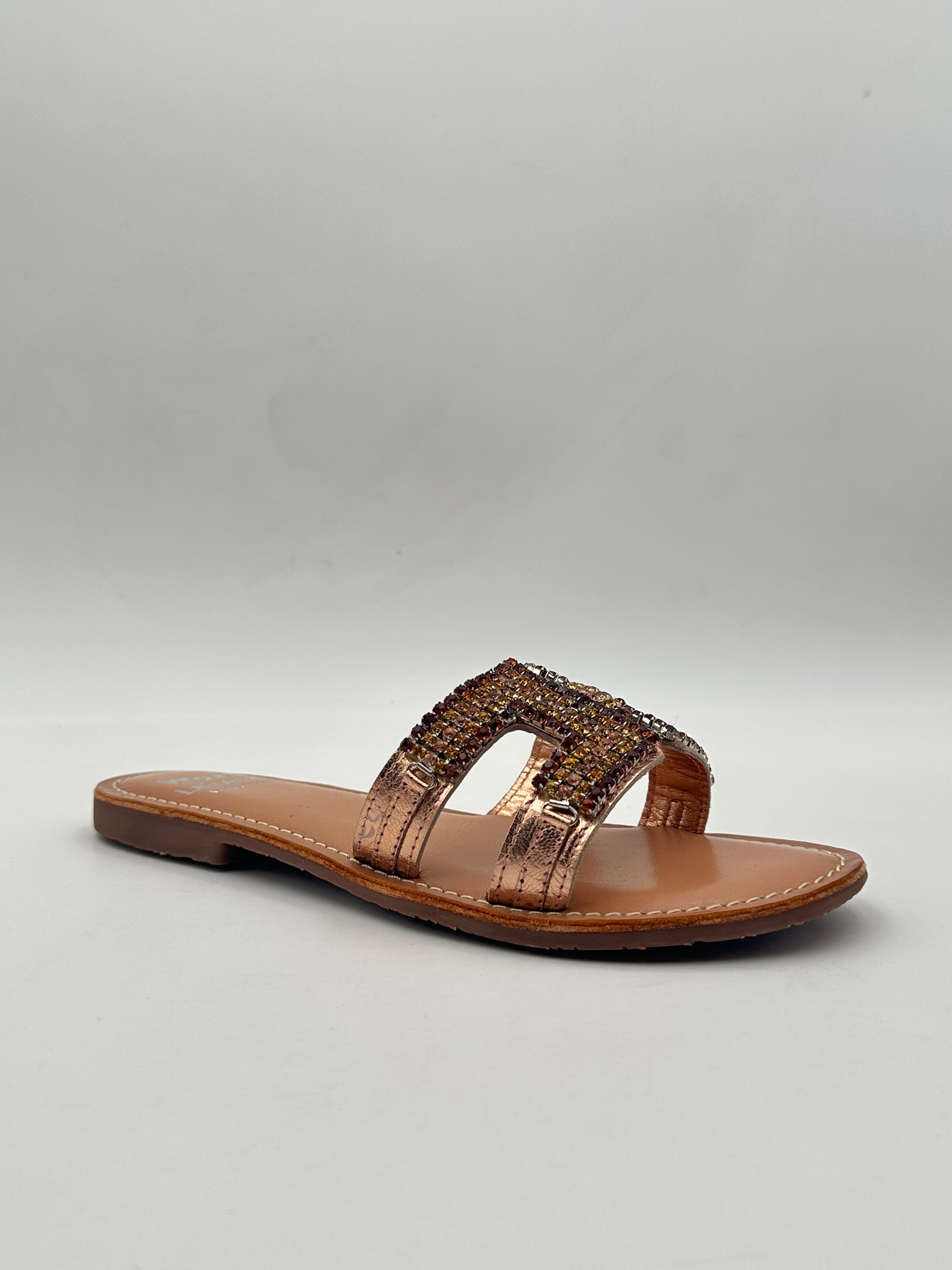 LEJADE - Pantofola Laminata ORO ROSA - ART.2995