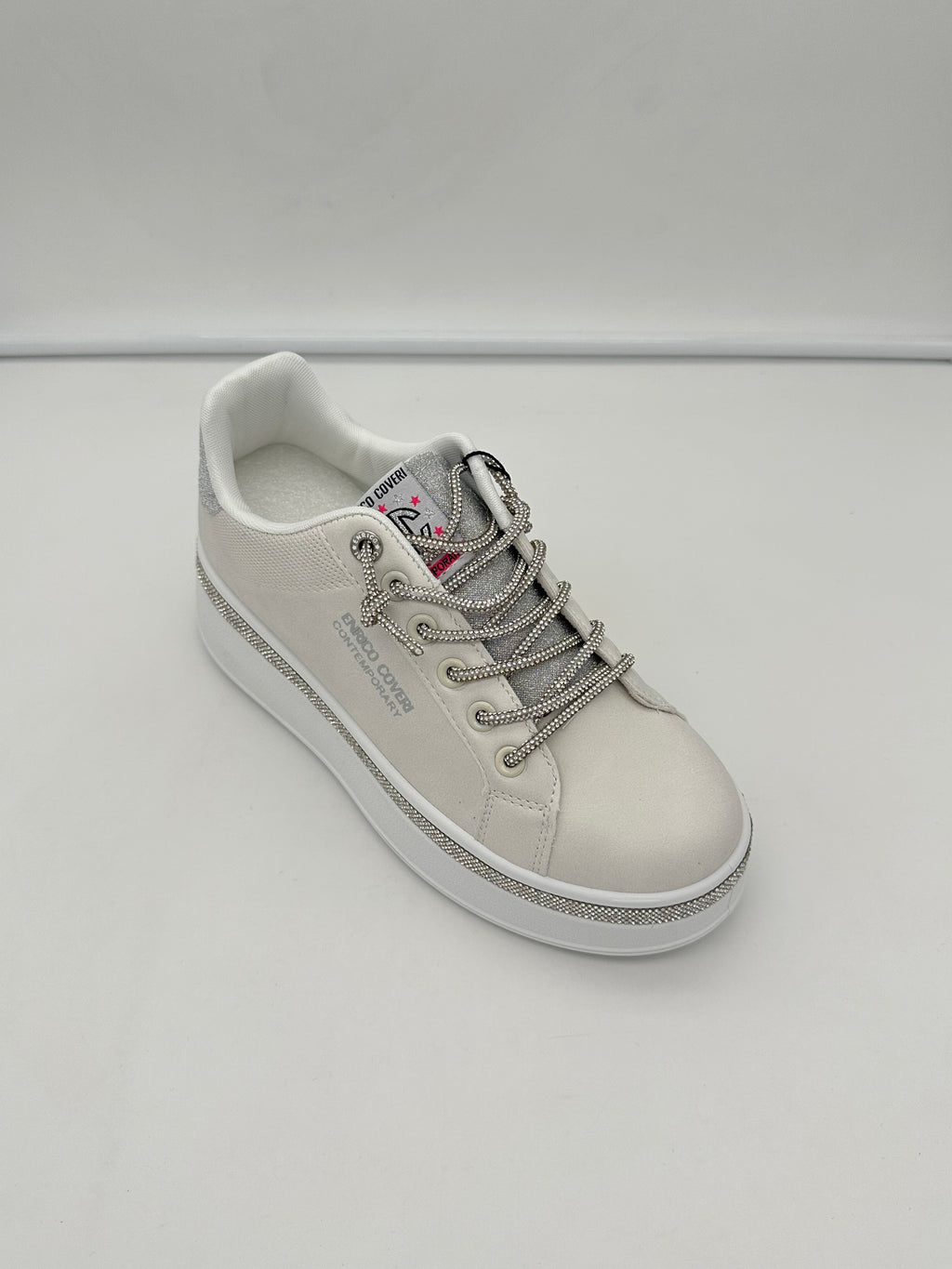 Enrico Coveri - Sneakers Platform Glitter Donna