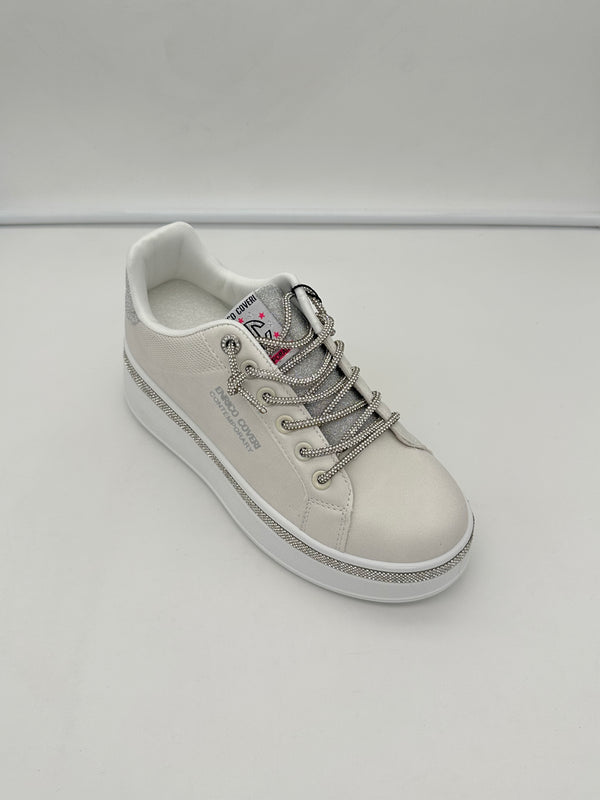Enrico Coveri - Sneakers Platform Glitter Donna