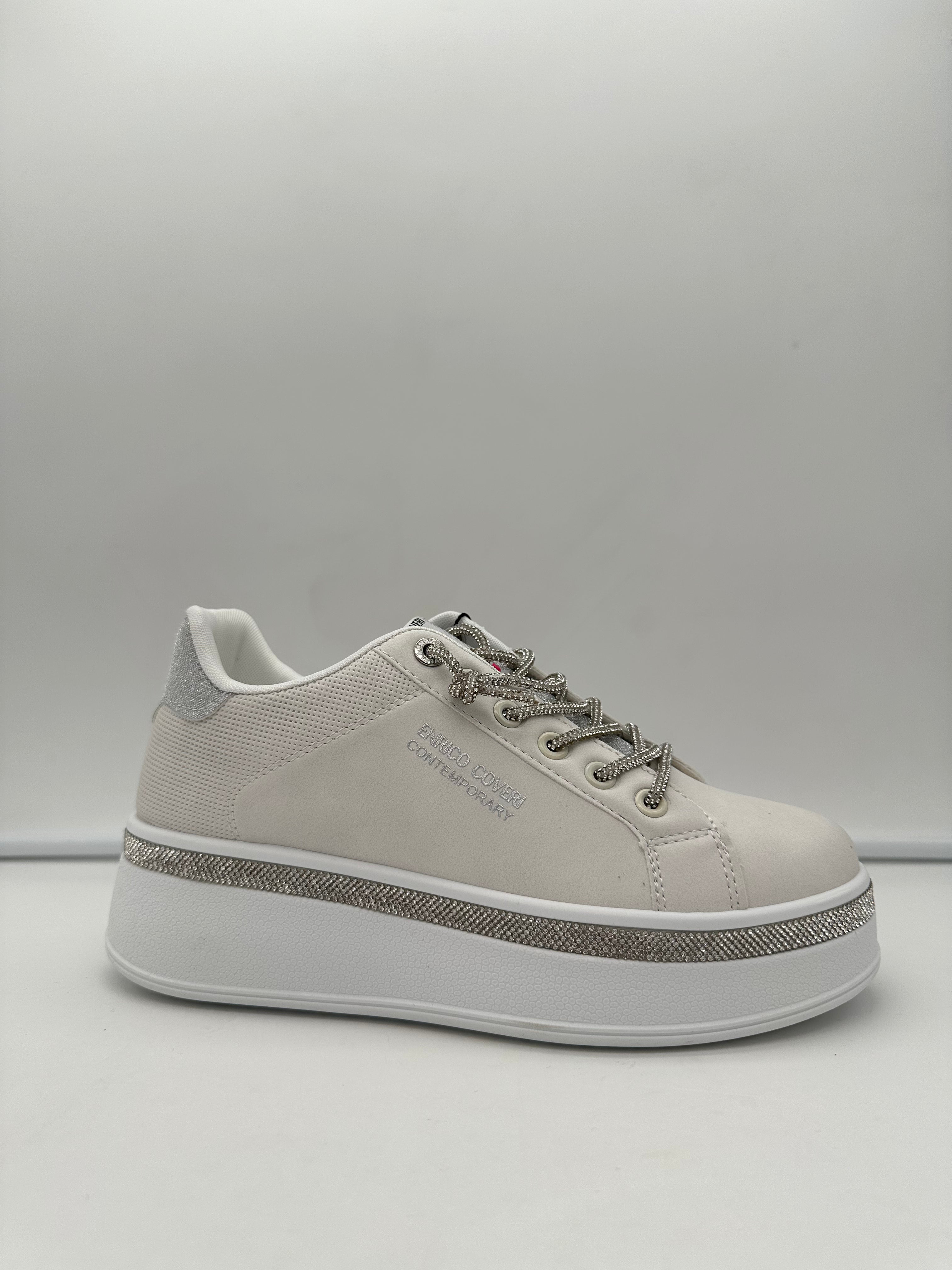 Enrico Coveri - Sneakers Platform Glitter Donna