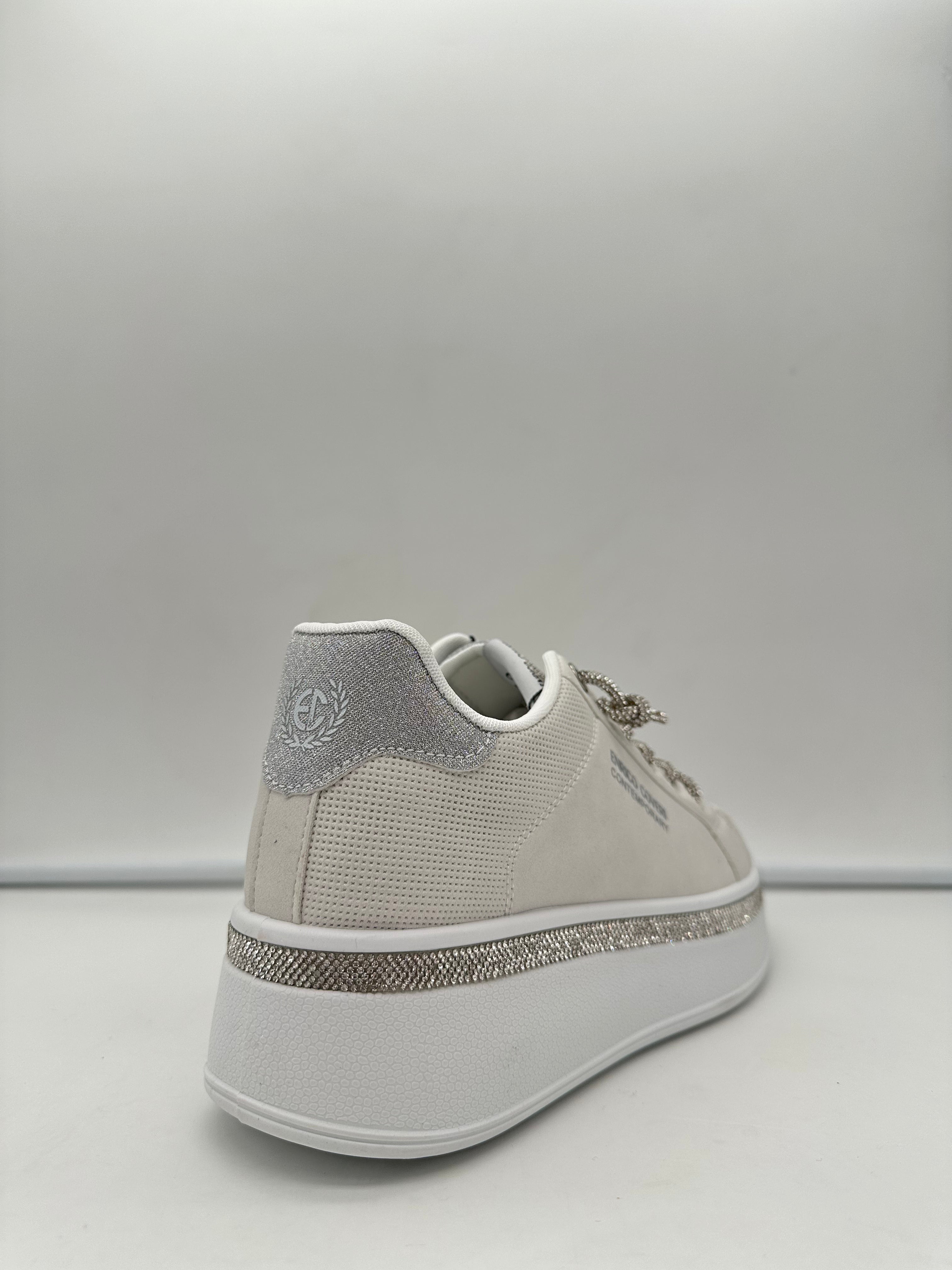 Enrico Coveri - Sneakers Platform Glitter Donna