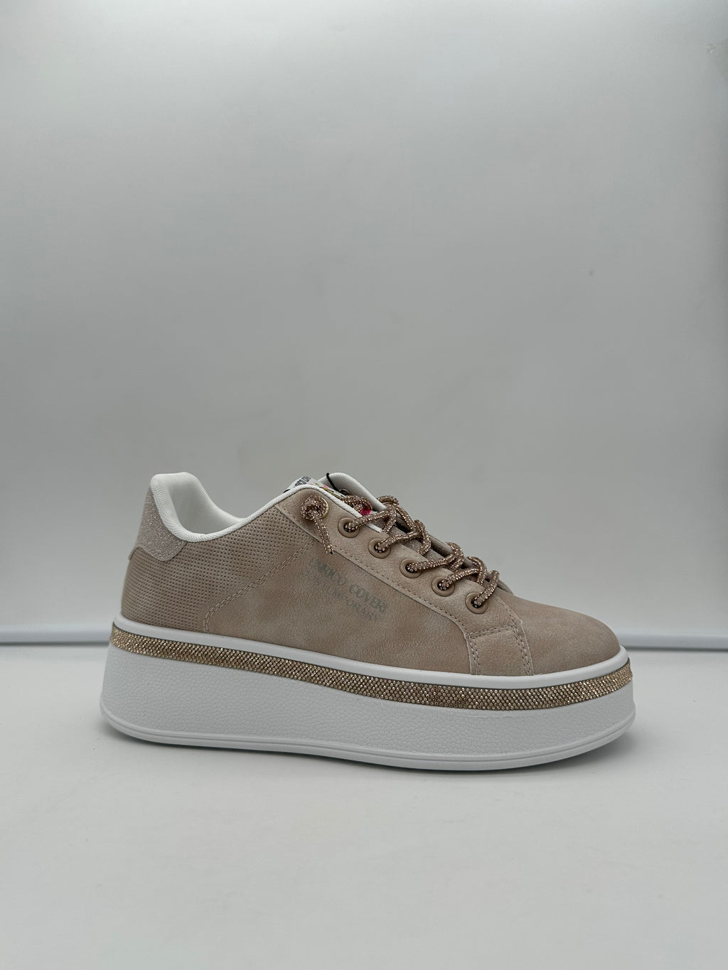 Enrico Coveri - Sneakers Platform Glitter Donna