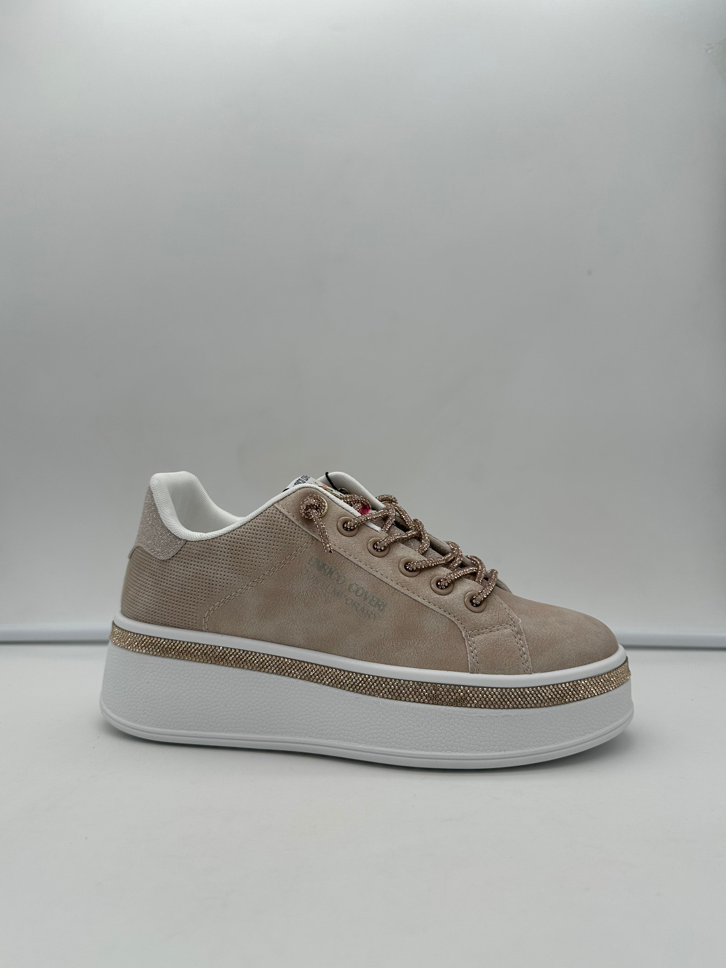 Enrico Coveri - Sneakers Platform Glitter Donna