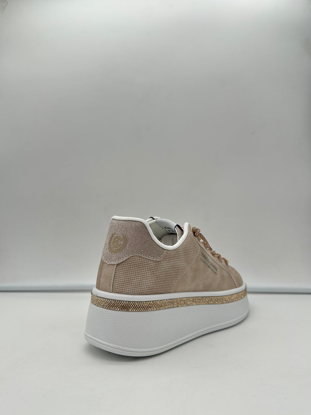 Enrico Coveri - Sneakers Platform Glitter Donna