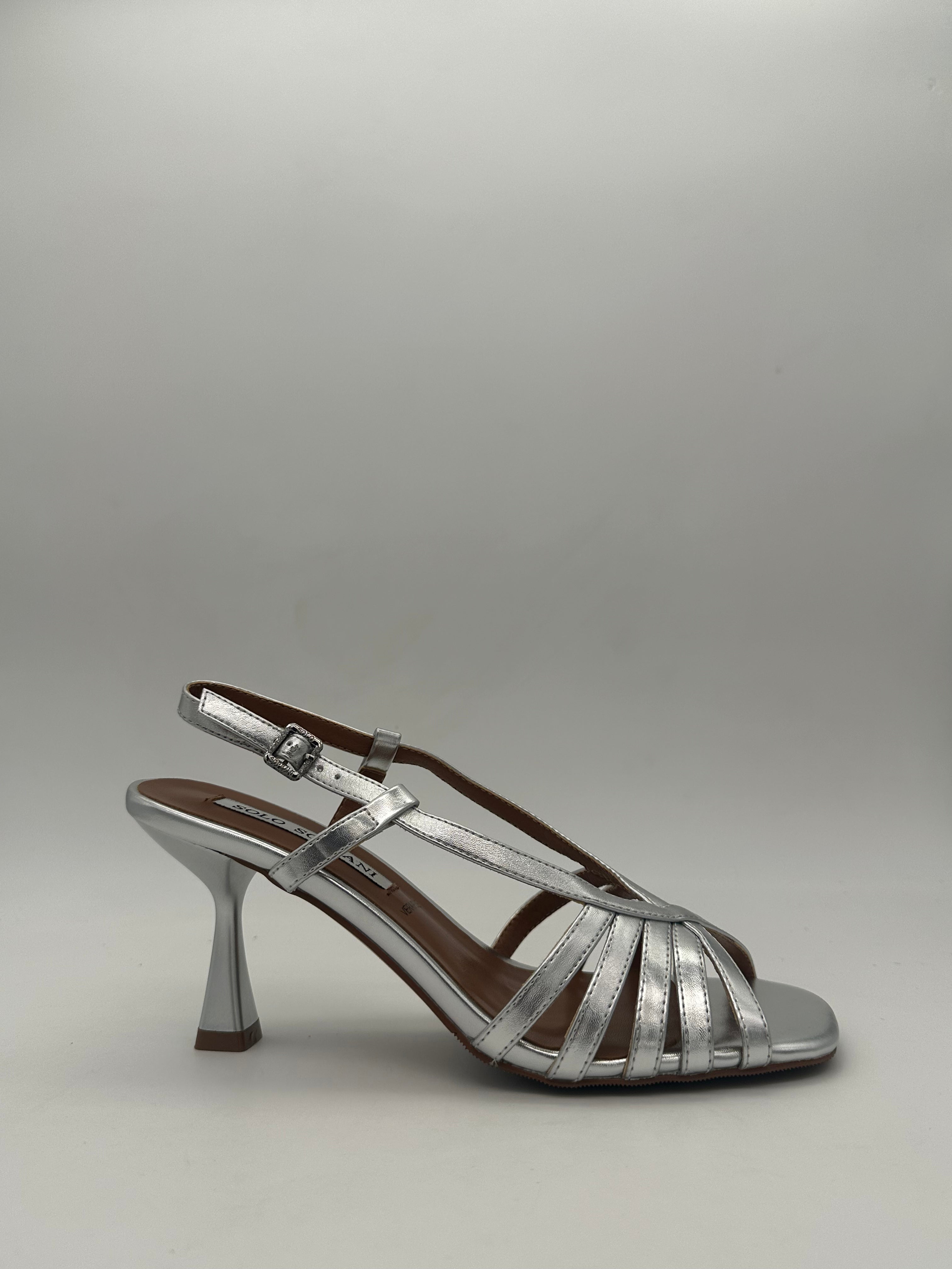 SOLO SOPRANI - Sandali Laminata/Argento - Donna
